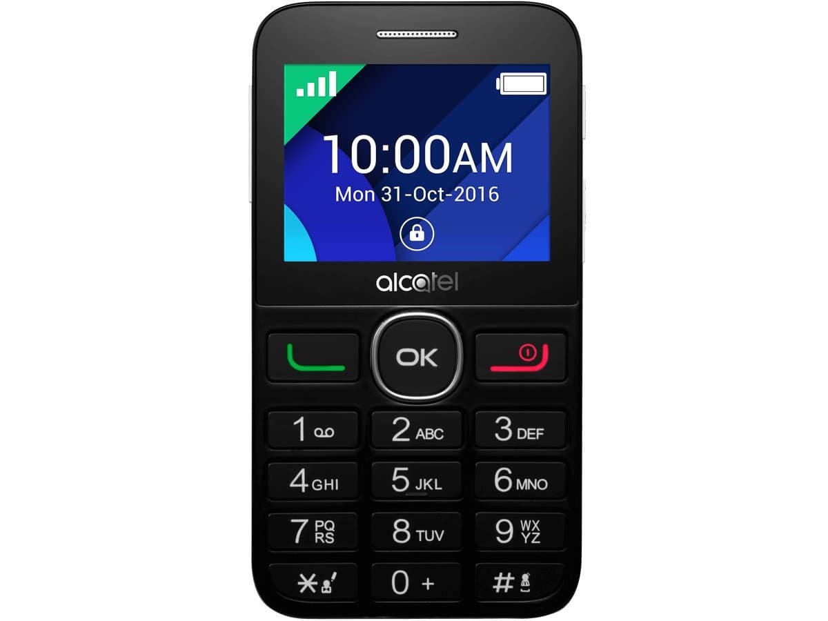 Alcatel 2008G-3AALGB1 OneTouch 2008G Mobile Phone - Black