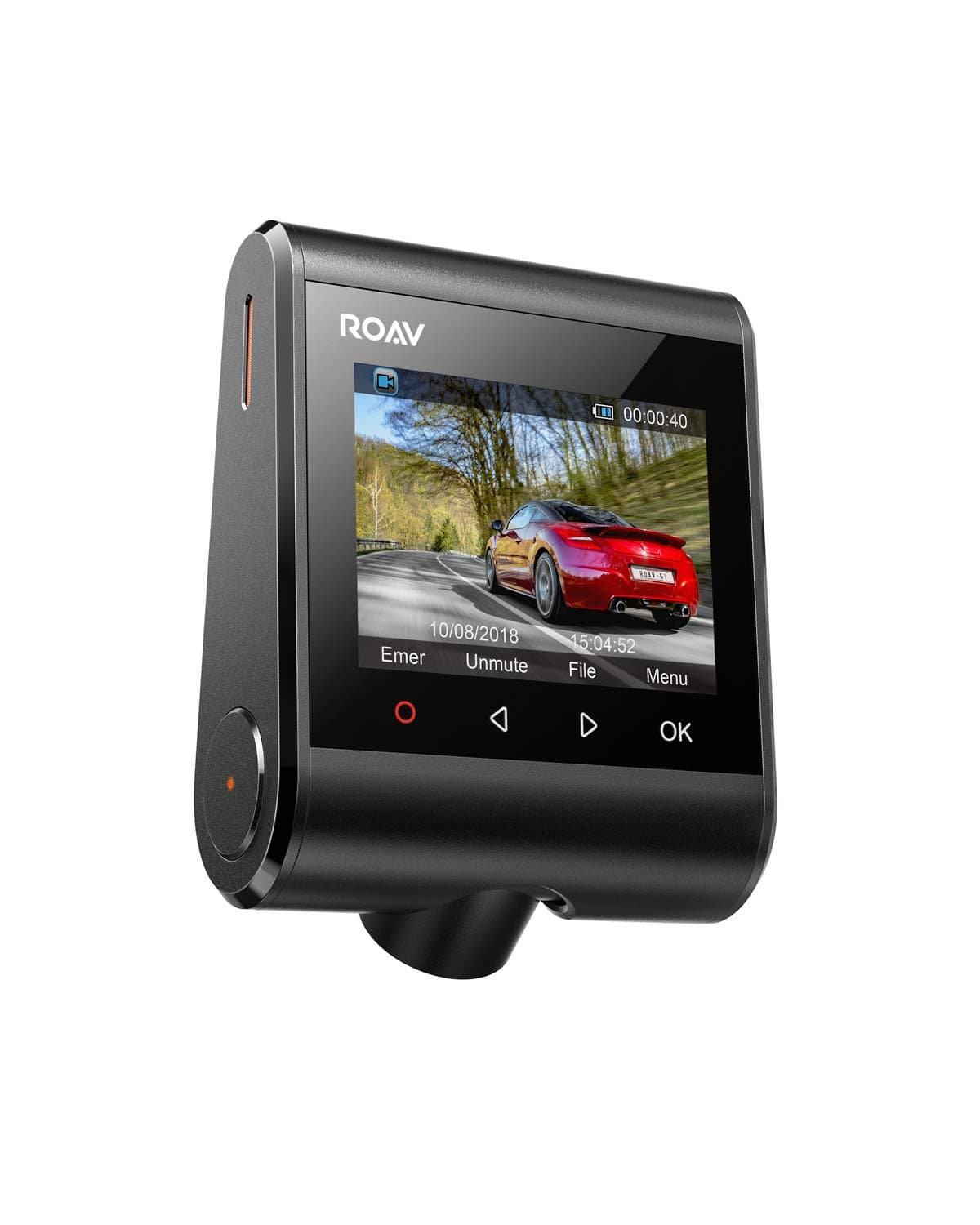 Roav Dash Cam by Anker, Full HD 1080p Resolution, Sony Starvis Sensor, Built-in GPS, Wi-Fi, Nighthawk Vision, Wide-Angle Lens, Motion Detection, Parking Mode, SD Card NOT Include