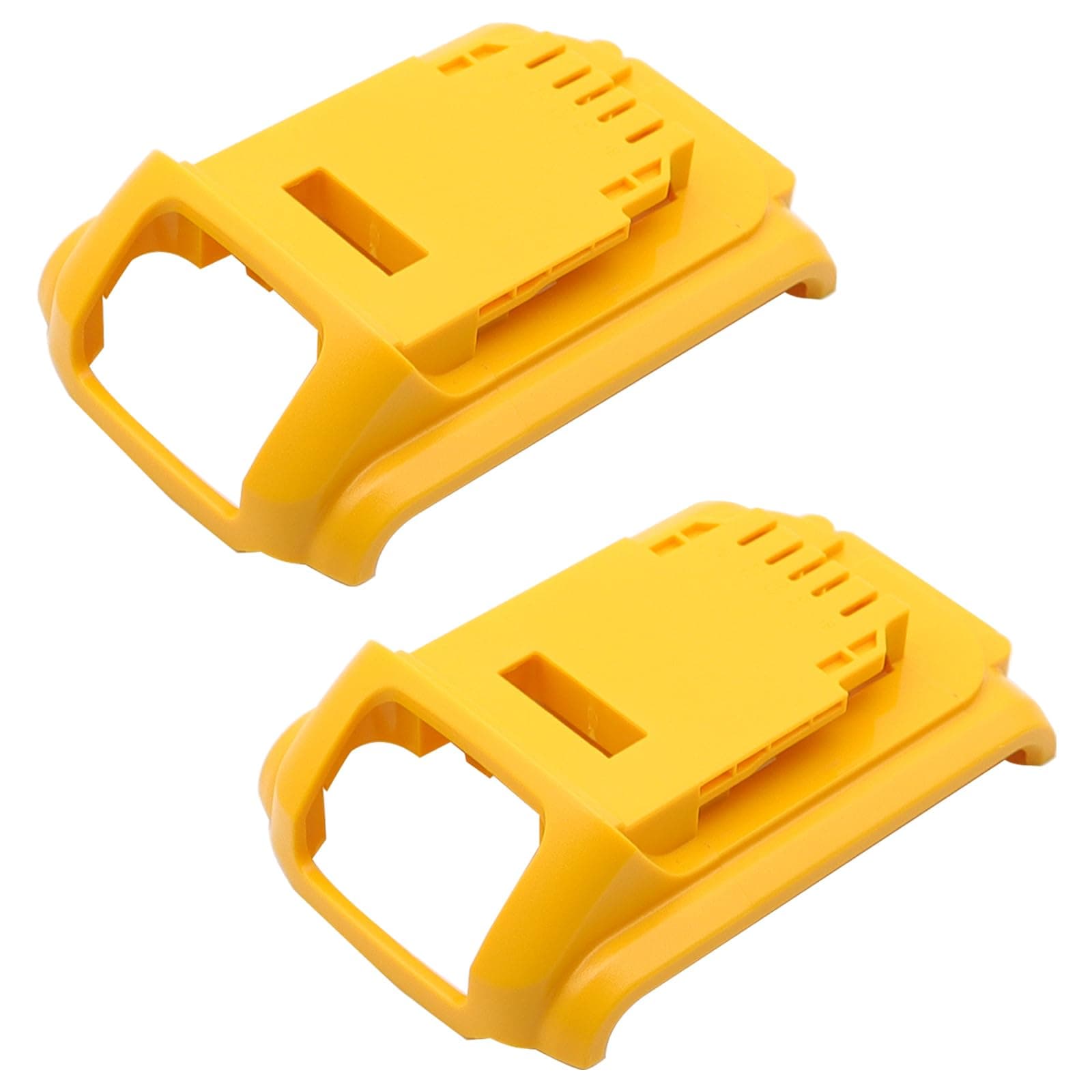 2PCS Li-ion Battery Case Parts Cover Replacement for Dewalt 18V Battery, 10-Cell 18650 Battery Case Replacement Cover Top Shell Repair Kit Parts for Cordless Power Tool