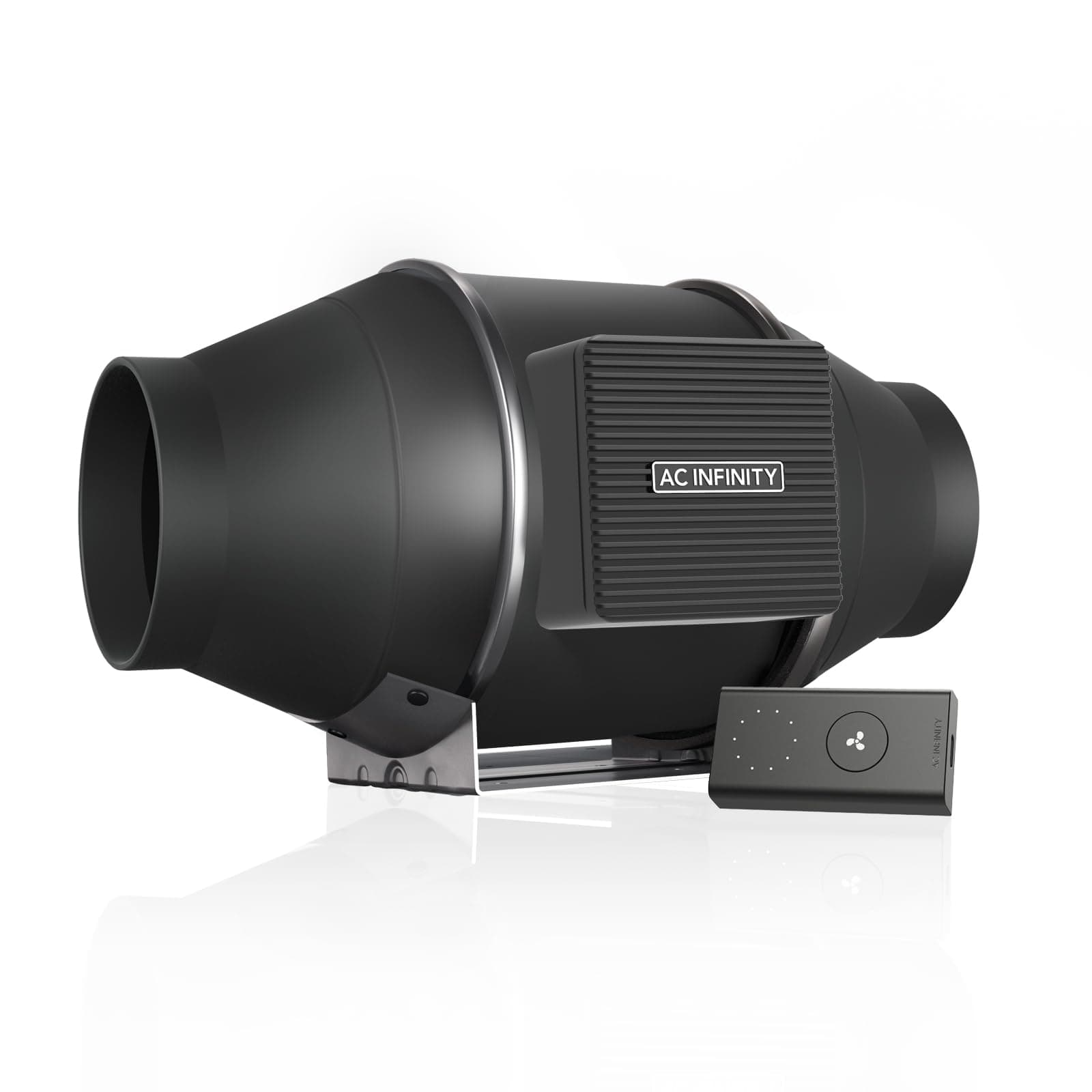 AC Infinity CLOUDLINE S4, Quiet 100mm Inline Duct Fan with Speed Controller - Ventilation Exhaust Fan for Heating Cooling Booster, Grow Tents, Hydroponics, 4-Inch