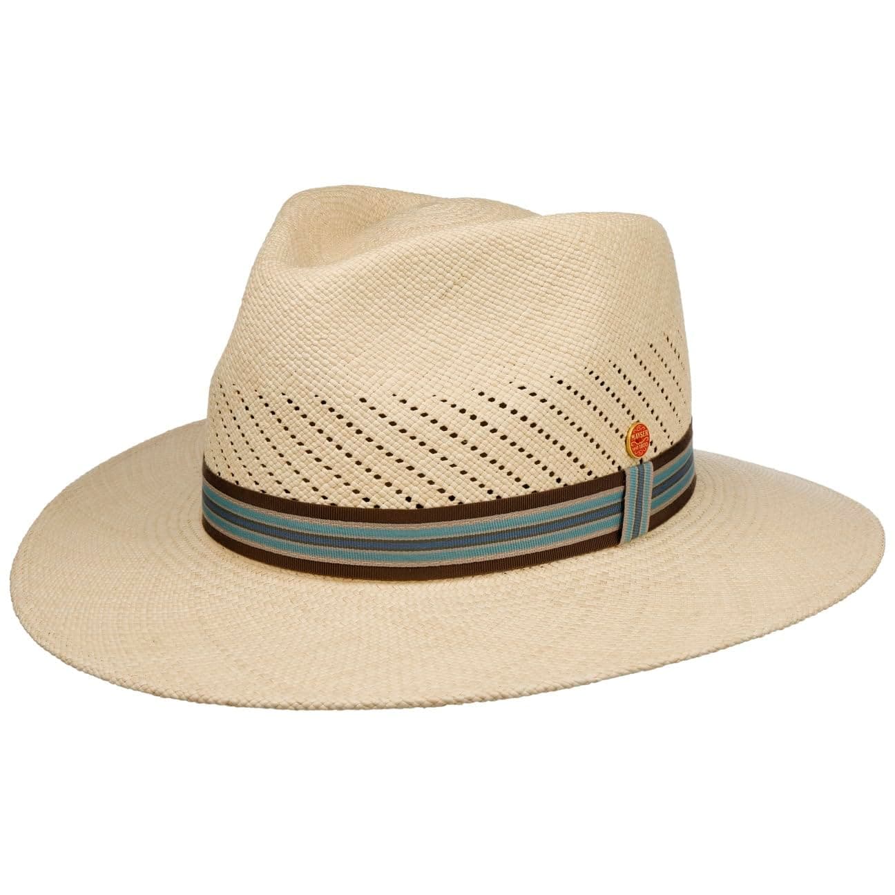 Mayser Vented Crown Panama Hat Men - Made in The EU