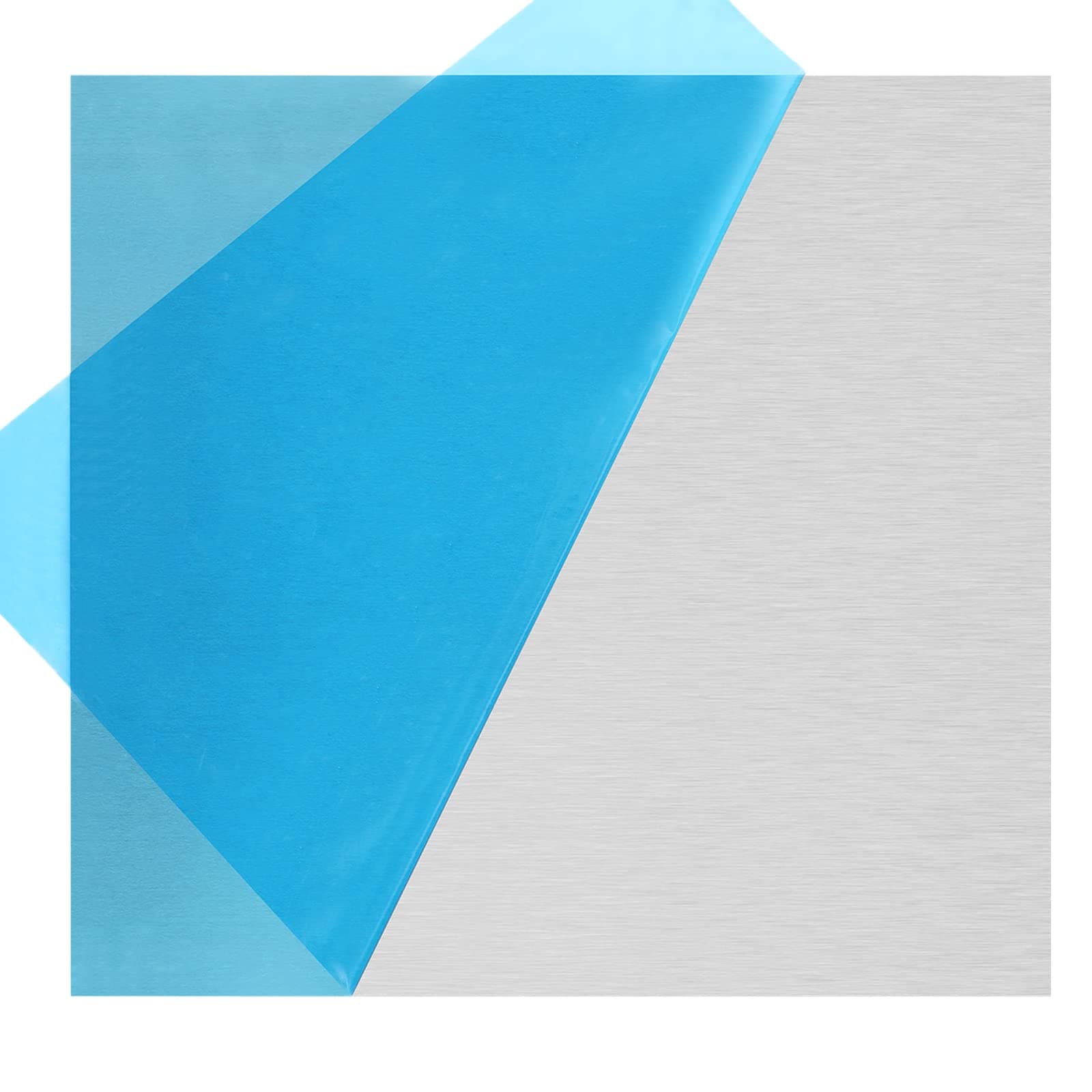 5052 H32 Aluminum Sheet Metal 12x12x1/16 Inch, Industrial Grade, Rectangle Aluminum Plate for Crafting, Decoration, Packaging