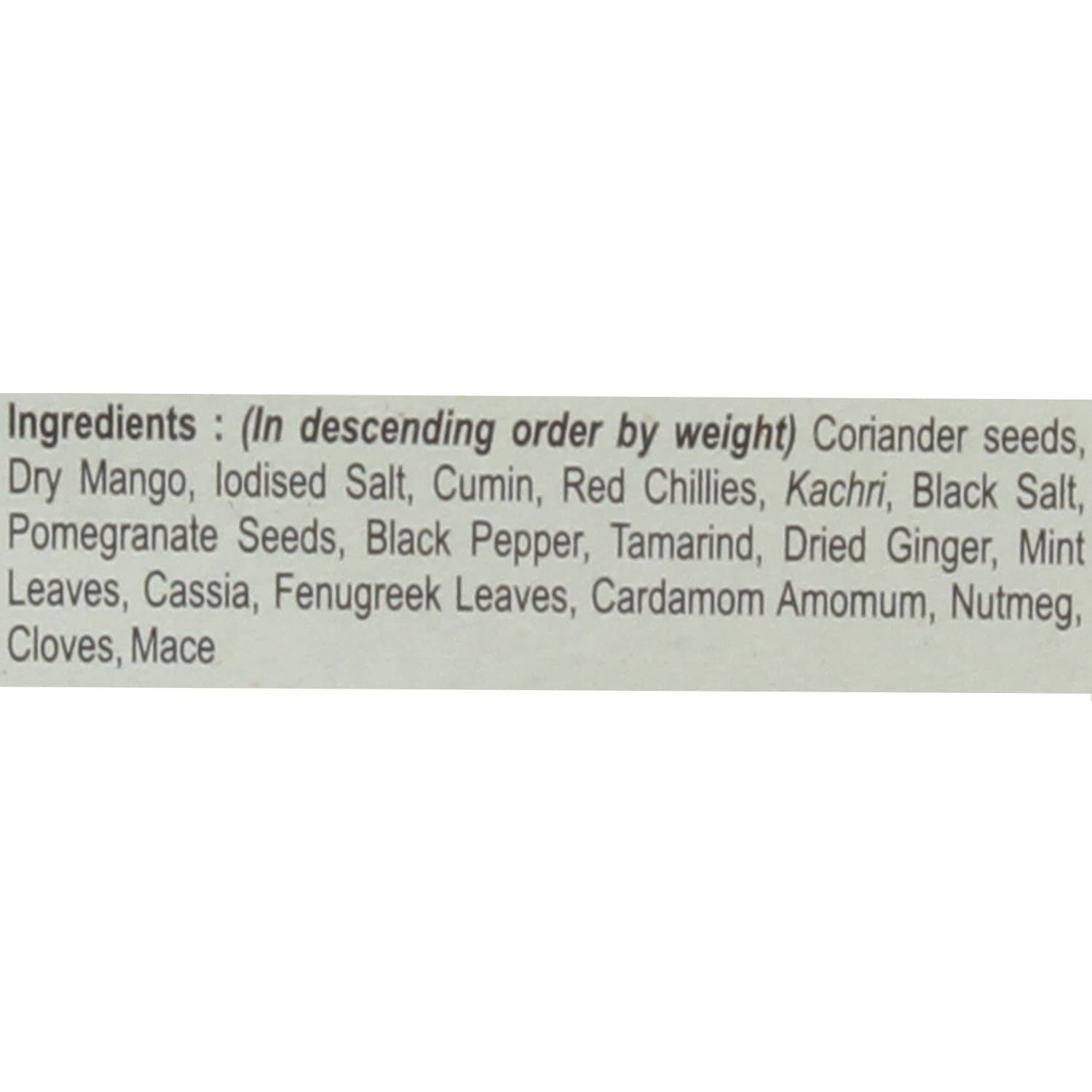 MDH Masala - Chana, 100 g Carton