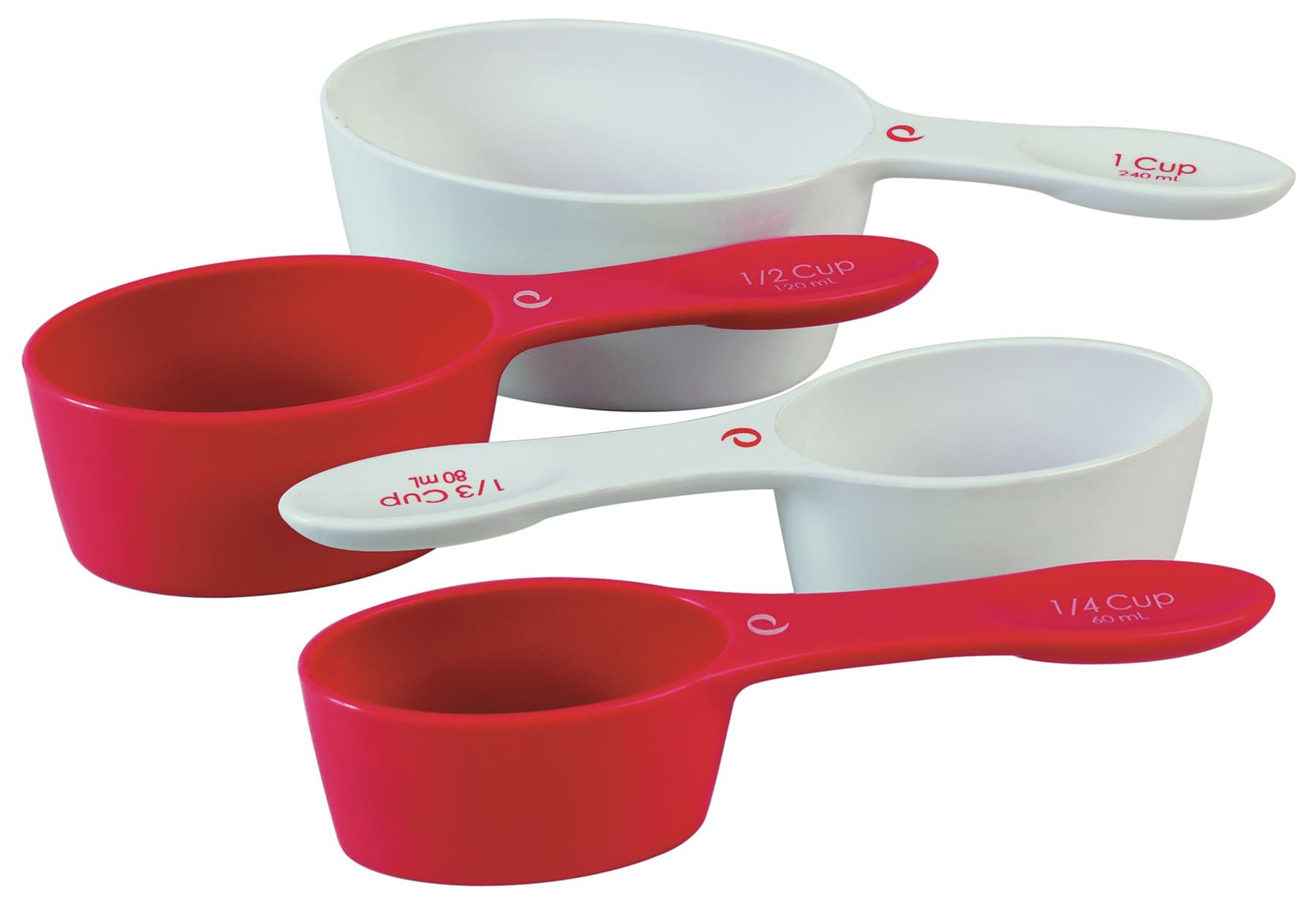Prepworks by Progressive Magnetic Measuring Cups - 4 Piece Set Includes ¼ Cup, ⅓ Cup, ½ Cup and 1 Cup