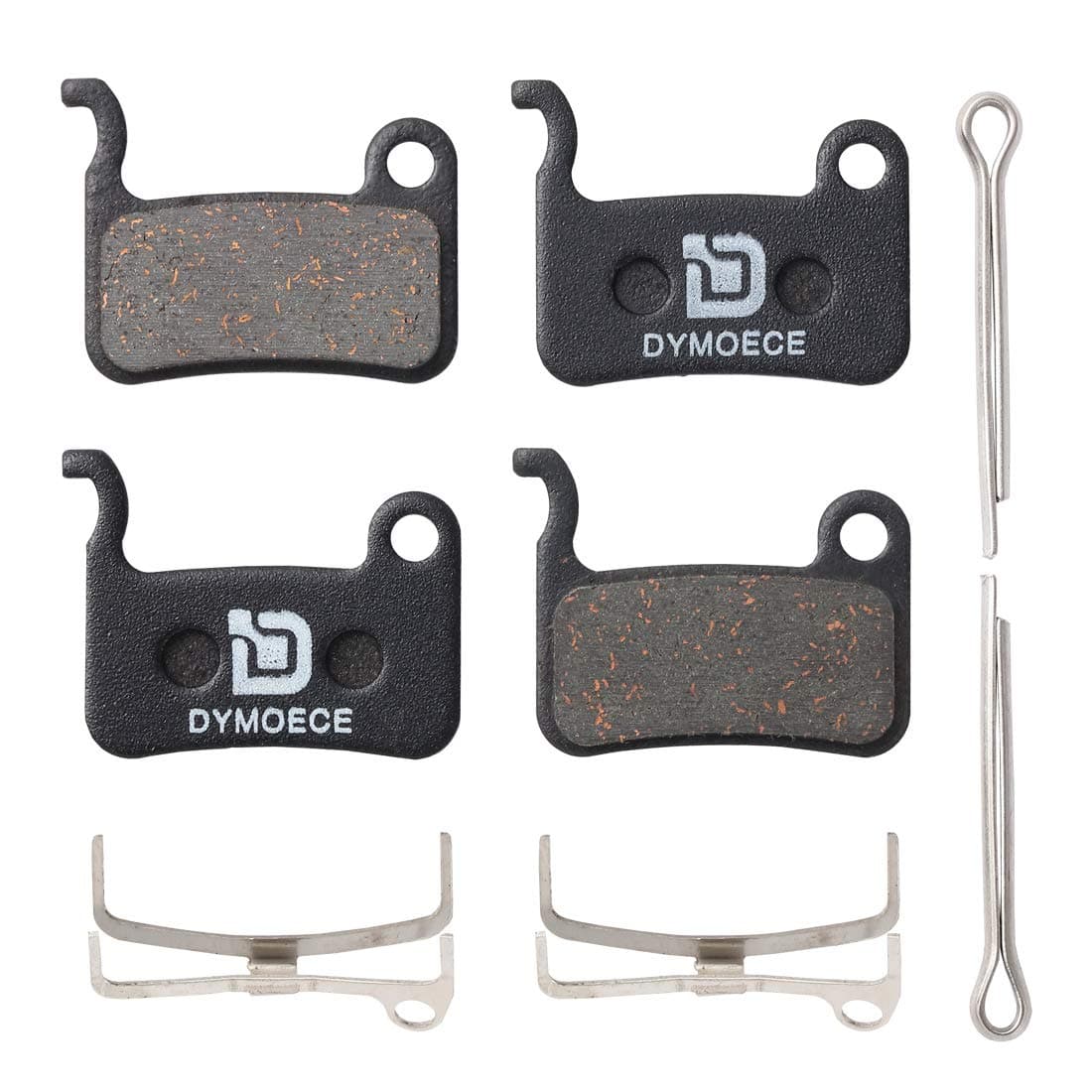 2 Pairs Bicycle Disc Brake Pads Compatible with Shimano Deore XT XTR LX SLX Hone Alfine Saint Disc Brake(Resin,Semi-Metallic,Sintered Metal)