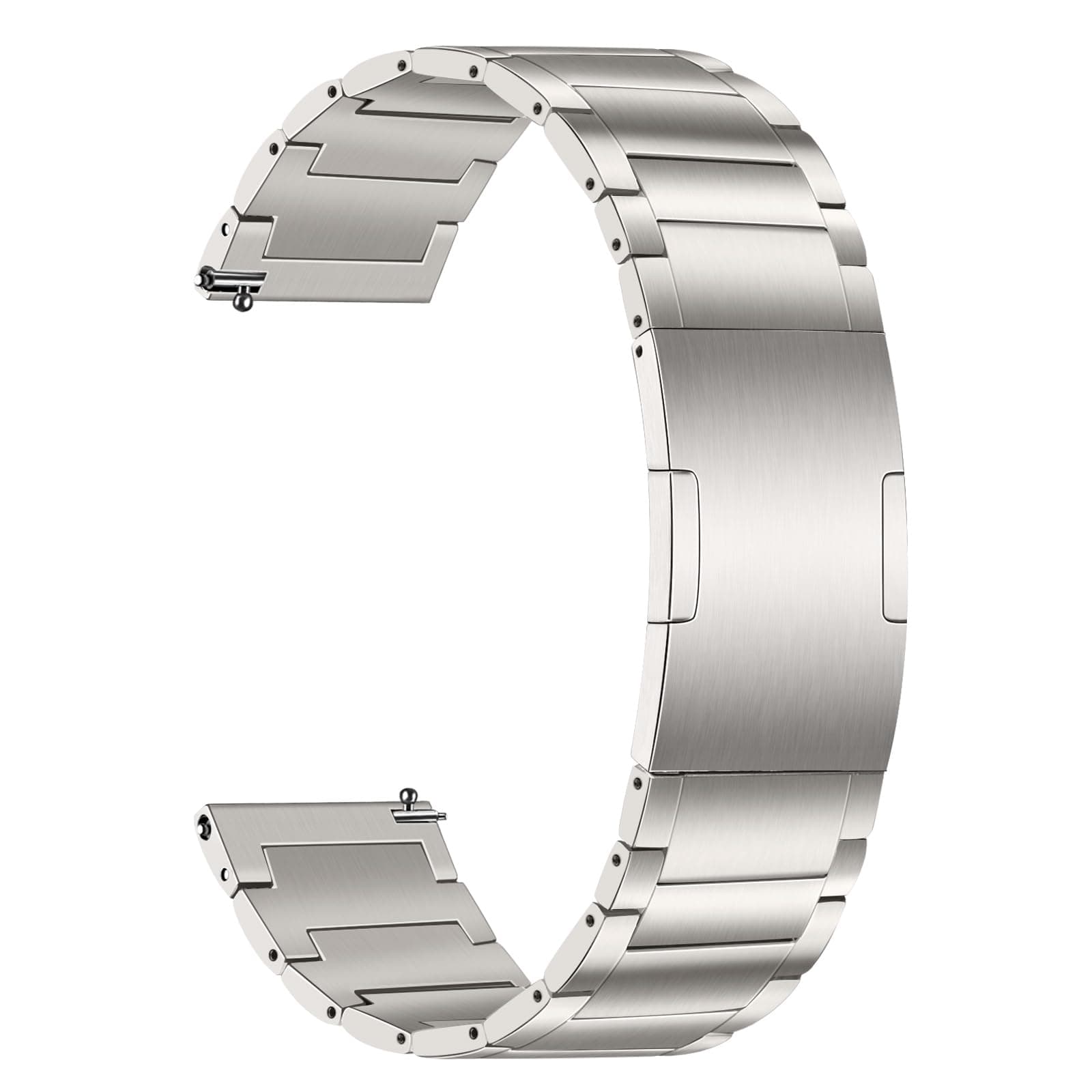 TRUMiRR Titanium Bracelet Replacement for Huawei Watch 4/4 Pro 46 mm, GT 4/GT 3 Pro - 22 mm Titanium Watch Strap with Integrated Pin Buckle