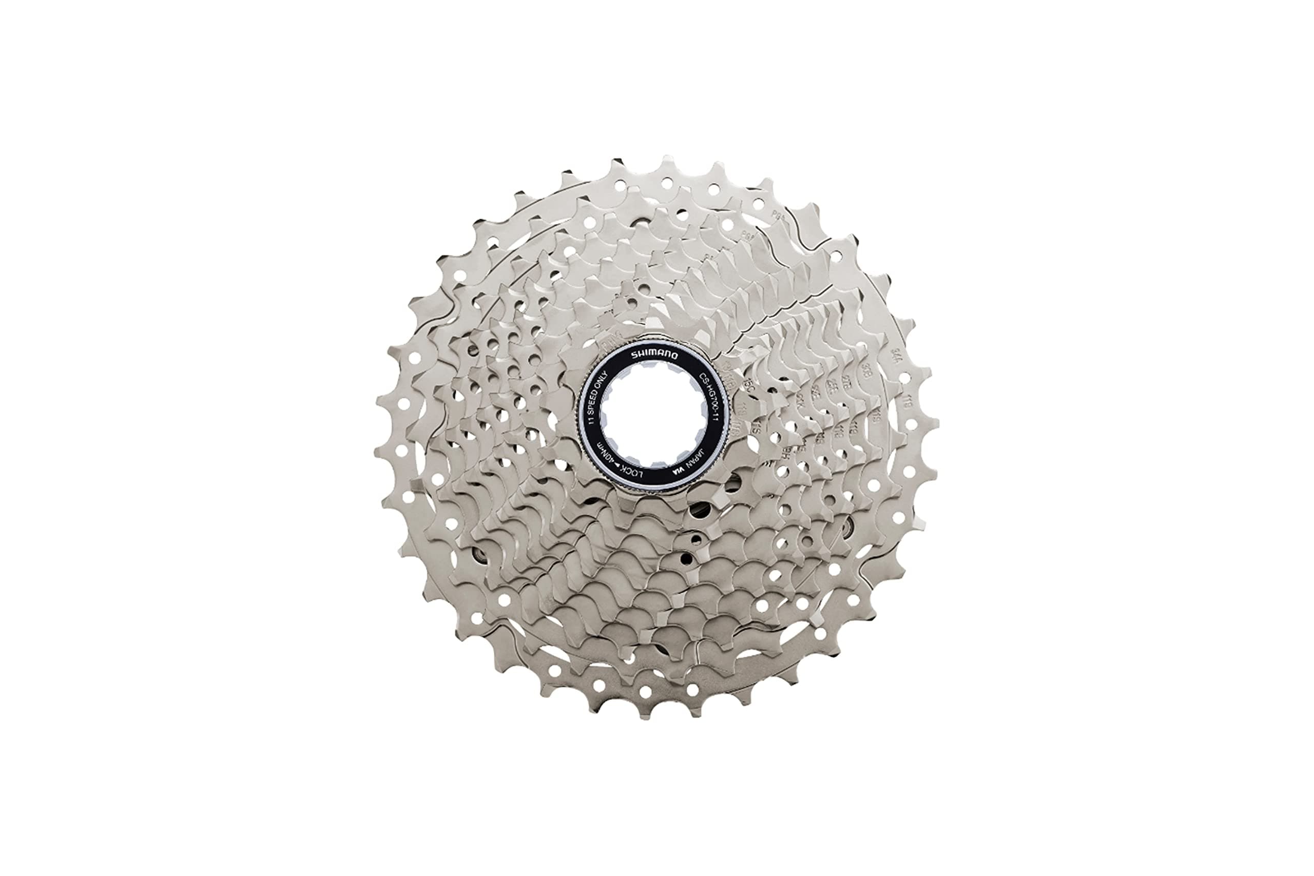 Shimano 105 CS-HG700 11-Speed Cassette, 11-34T One Size,Silver,ICSHG70011134