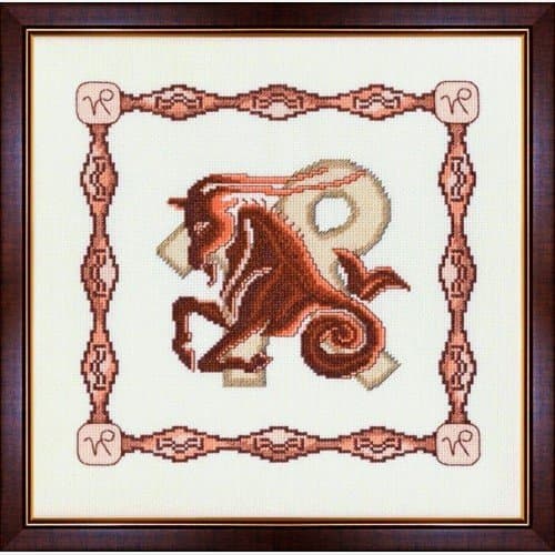 Cross Stitch Kit Horoscope Capricorn