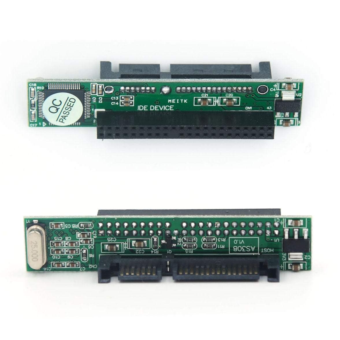 LWS 2.5" Inch IDE to SATA Adapter, Convert Laptop 44 Pin Male IDE PATA HDD Hard Disk Drive SSD to a Serial ATA Port 。