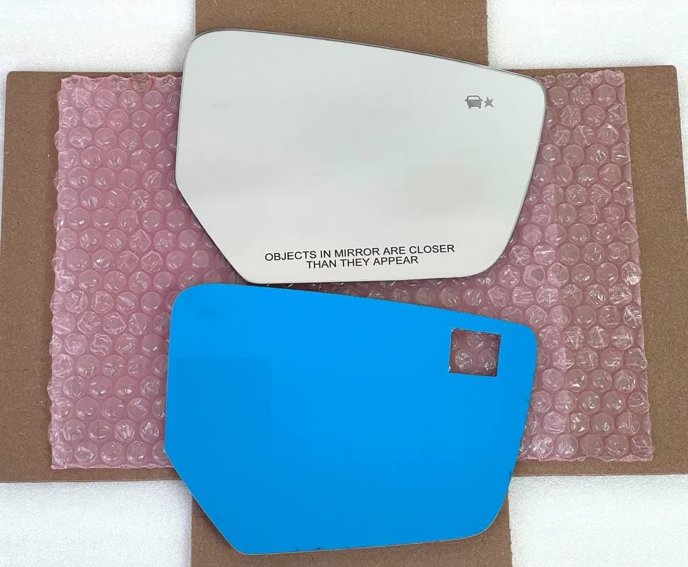 BLIND SPOT Mirror Glass with Full Size Adhesive for 2014-2020 CHEVROLET IMPALA Passenger Side View Right RH