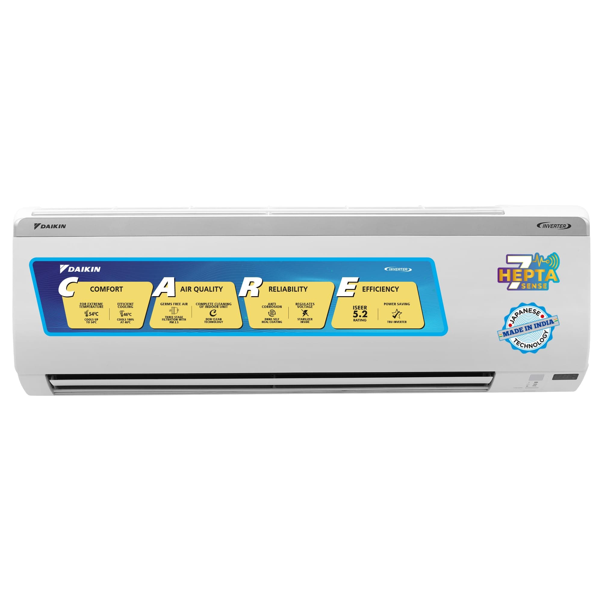Daikin 1.5 Ton 5 Star Inverter Split AC (Copper, PM 2.5 Filter, MTKM50U, White)