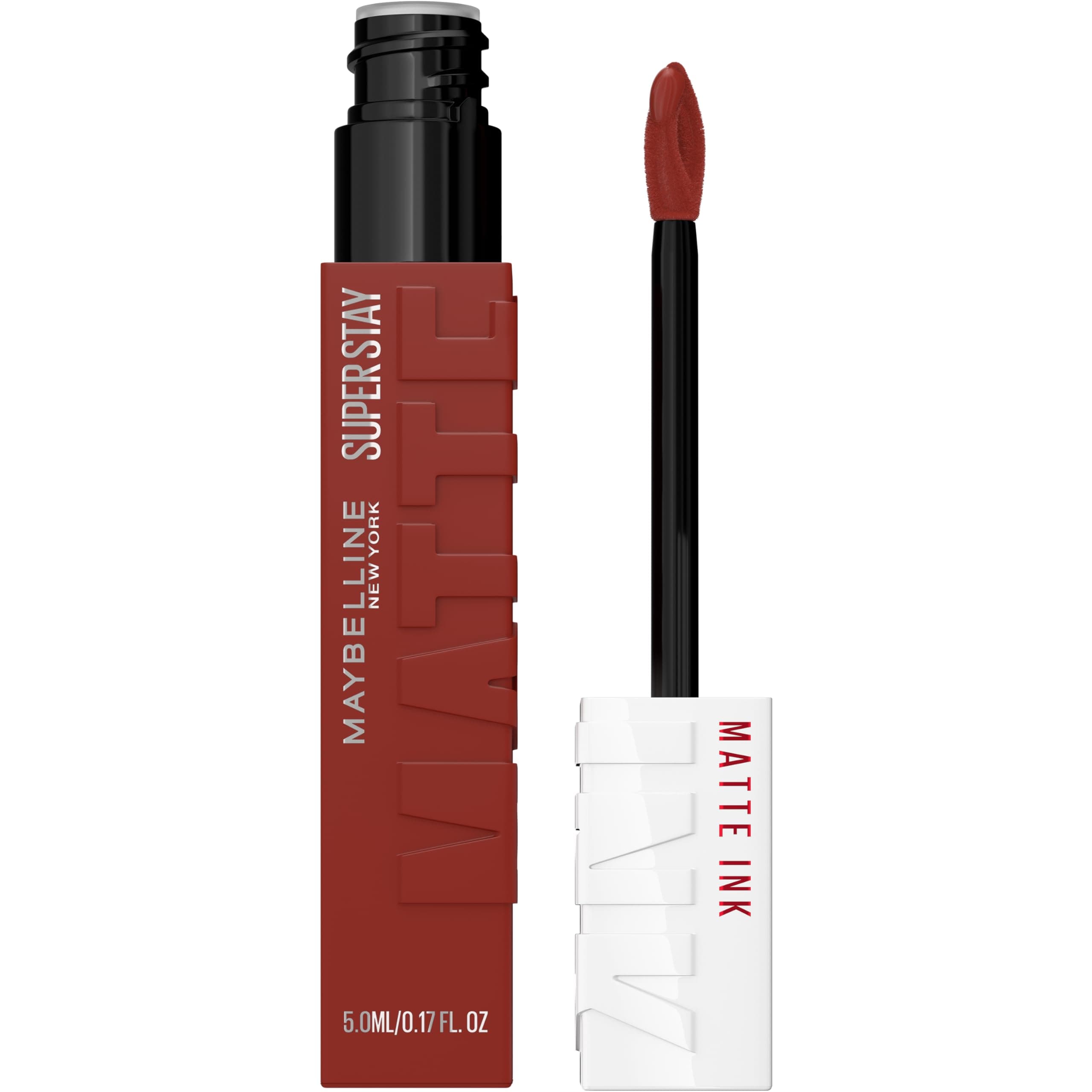 Super Stay Matte Ink Liquid Lipstick Makeup, Long Lasting High Impact Color, Up to 16H Wear, Charmer (Midtone Mauvy Brown)
