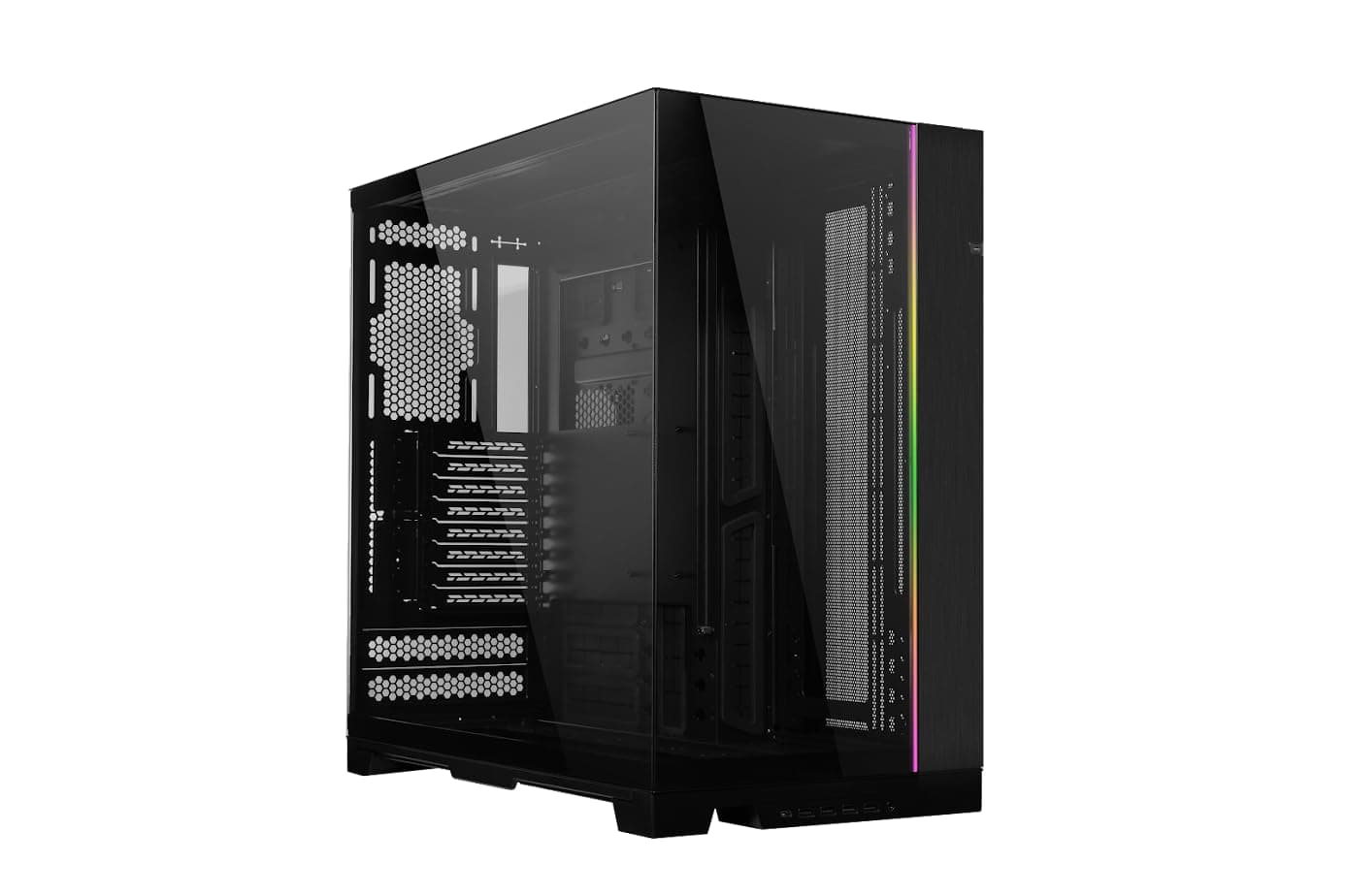 Dynamic EVO XL - Up to 280mm E-ATX Motherboard - ARGB Lighting Strips - Up to 3X 420mm Radiator -Front and Side Tempered Glass Panels - Reversible Chassis- Cable Management (O11DEXL-X)