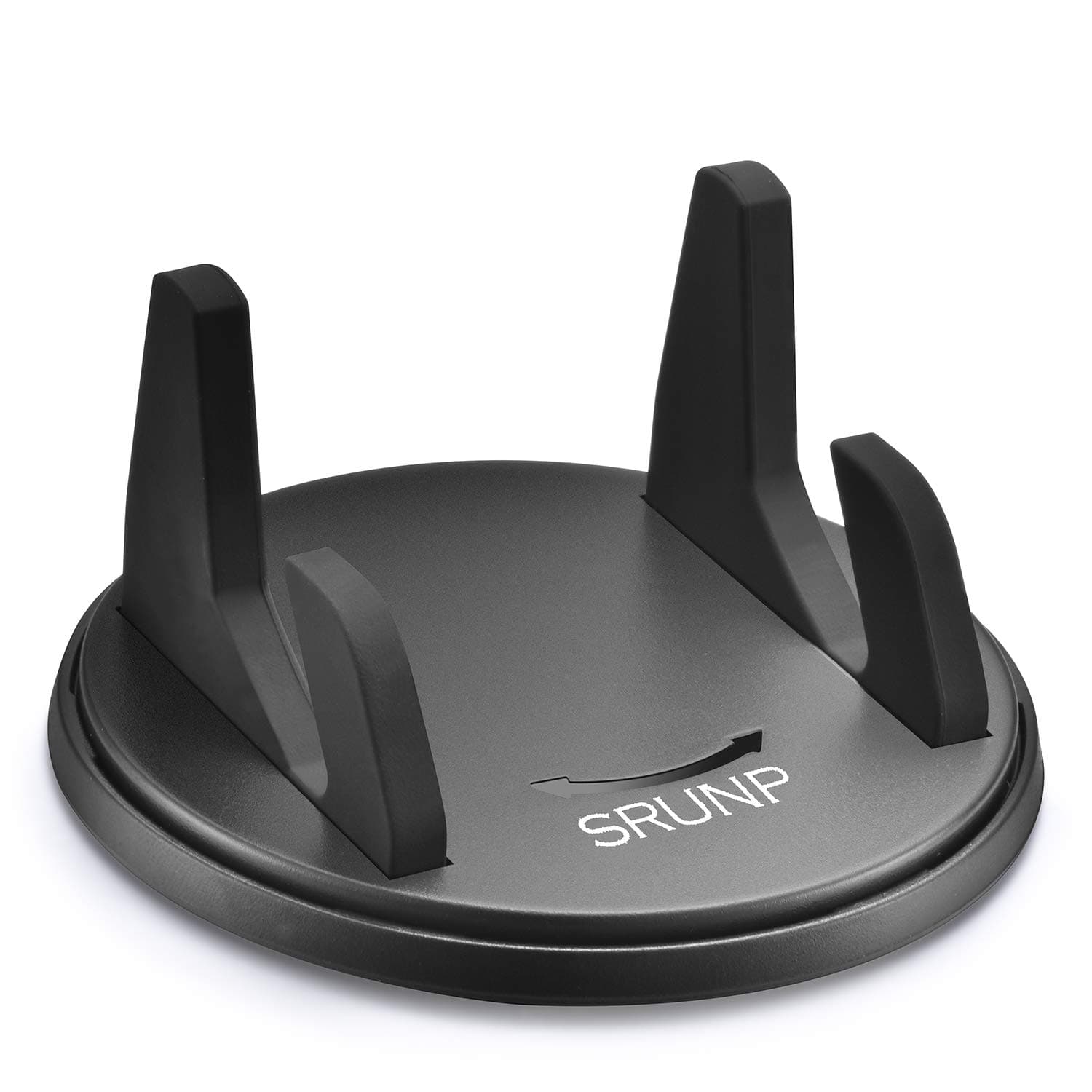 SRUNP Car Phone Mount with Three-Point Support for Car Dashboard, 360 Degree Rotatable Washable Cell Phone Holder for Car Compatible Smartphones and GPS Devices