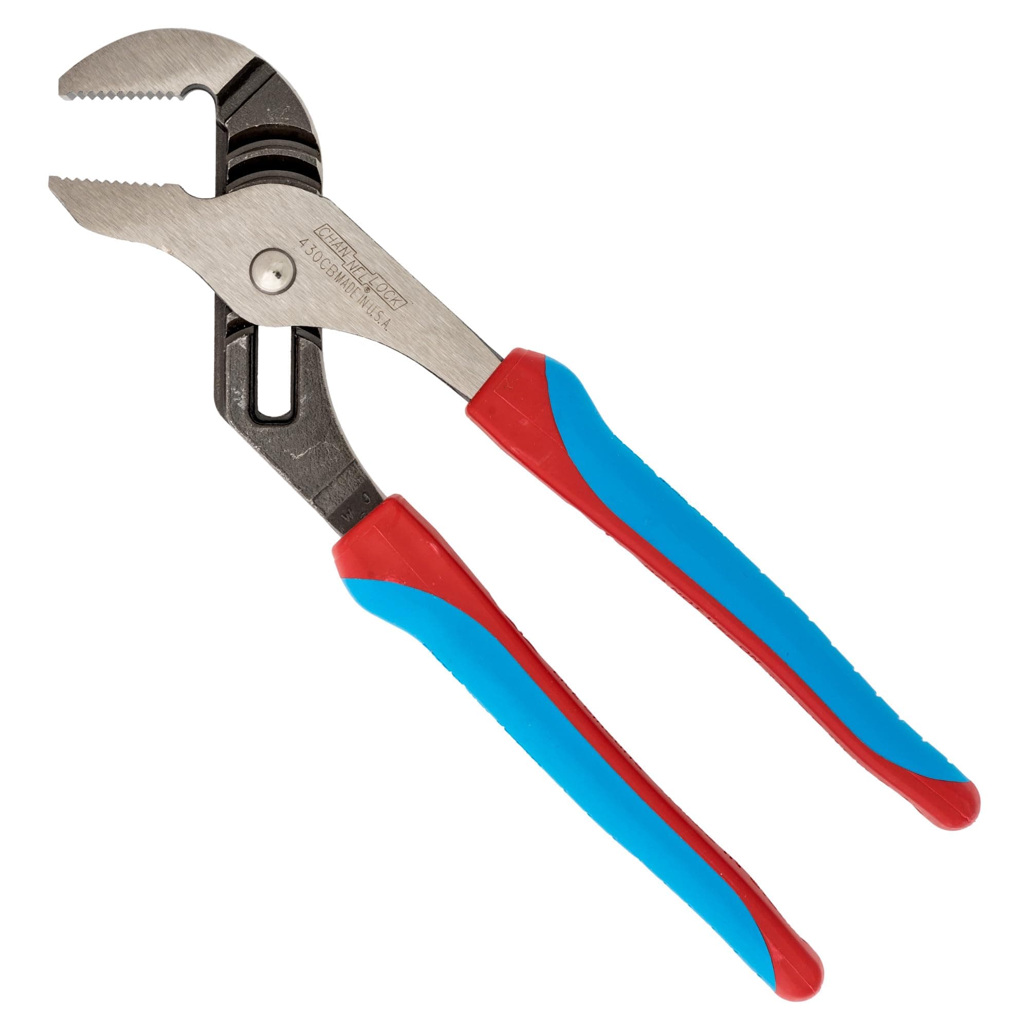Channellock 430CB 10-Inch Tongue and Groove with Code Blue Comfort Grips