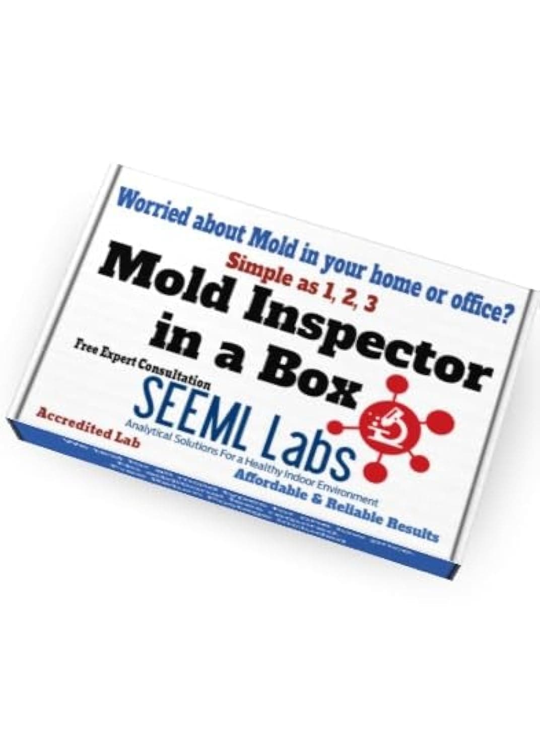DIY Mold 3 Test Kit (Same Day Results) Expert Consultation and AIHA-LAP, LLC Accredited Lab Analysis Included