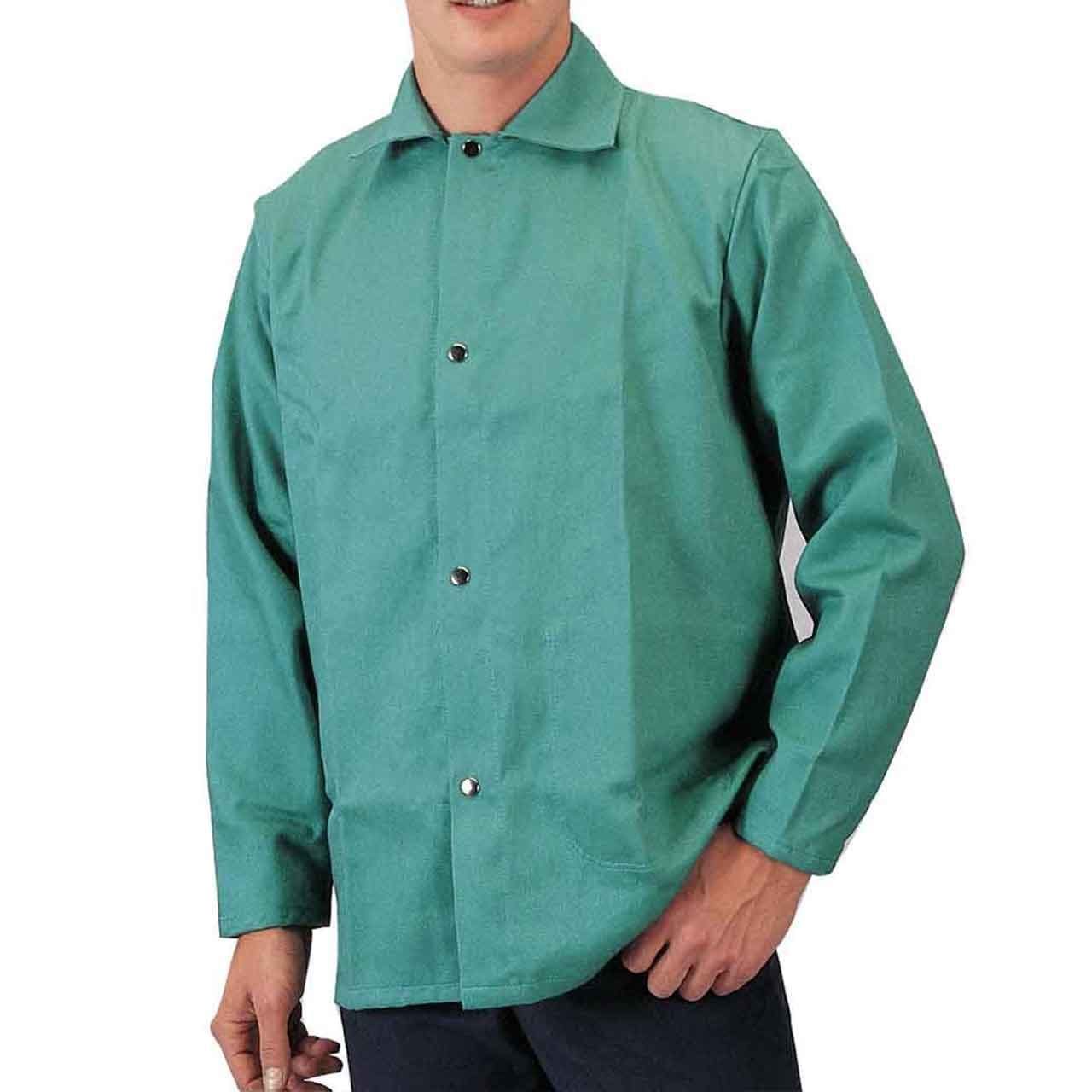 Tillman6230 Firestop Welding Jacket 30" 9oz XL, Green
