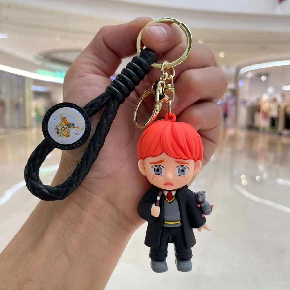 Penny Wise® Cute 3D Har Pot Keychain Figure & Bag Charm | Comes With A Hook & Hand Strap | Kids Collectible | Ideal For Girls Return Gifts | Trendy Deisgn | Single Piece