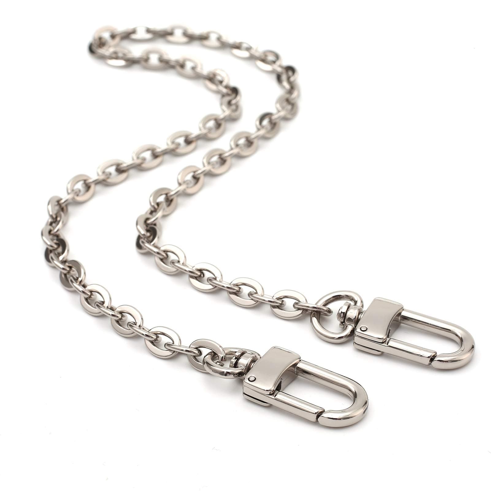 Xiazw Mini Copper Purse Chain (Silver,18in)