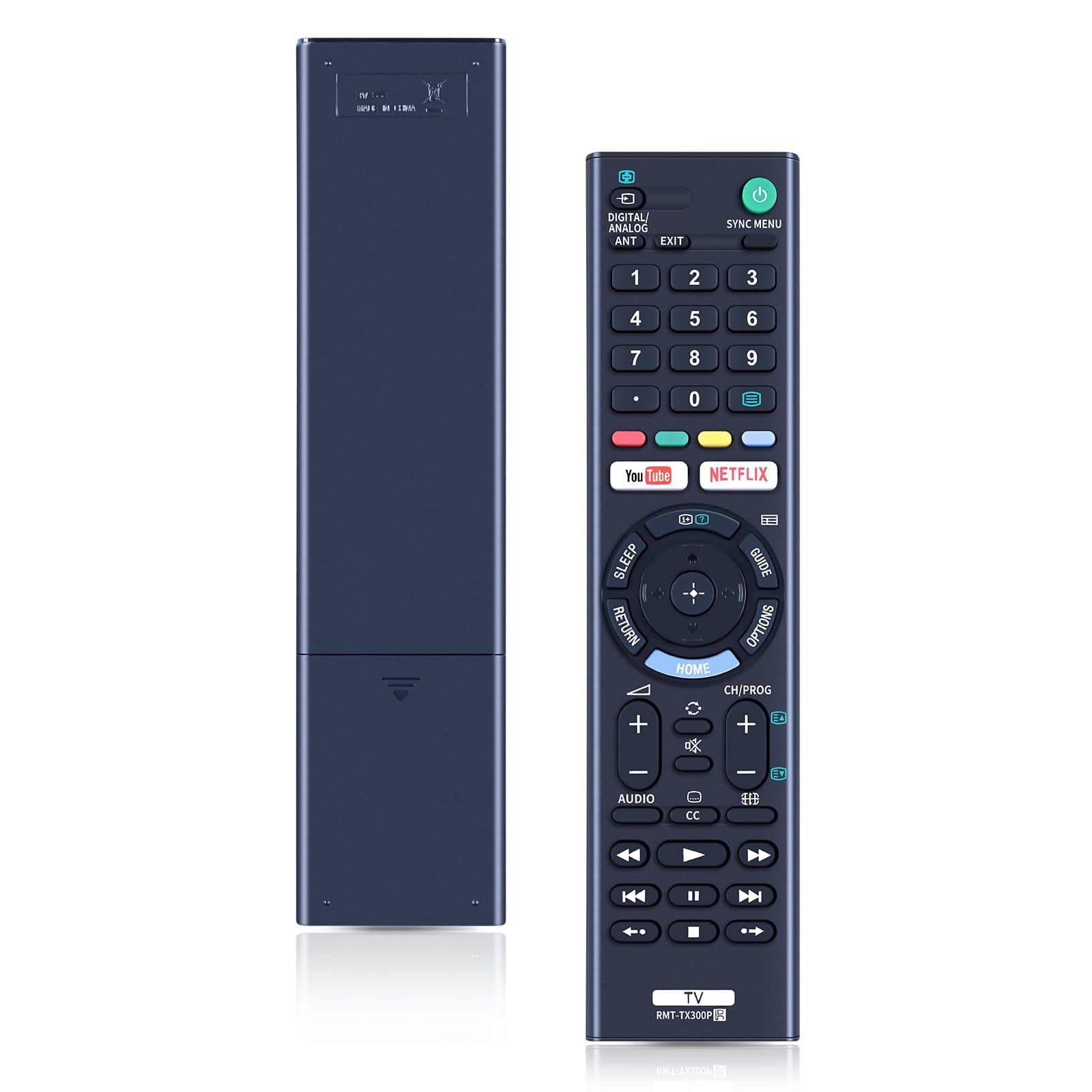 Universal Remote Control for All Sony LCD LED HDTV Smart Bravia TVs with YouTube and Netflix Buttons RMT-TX300P rmt-tx300p