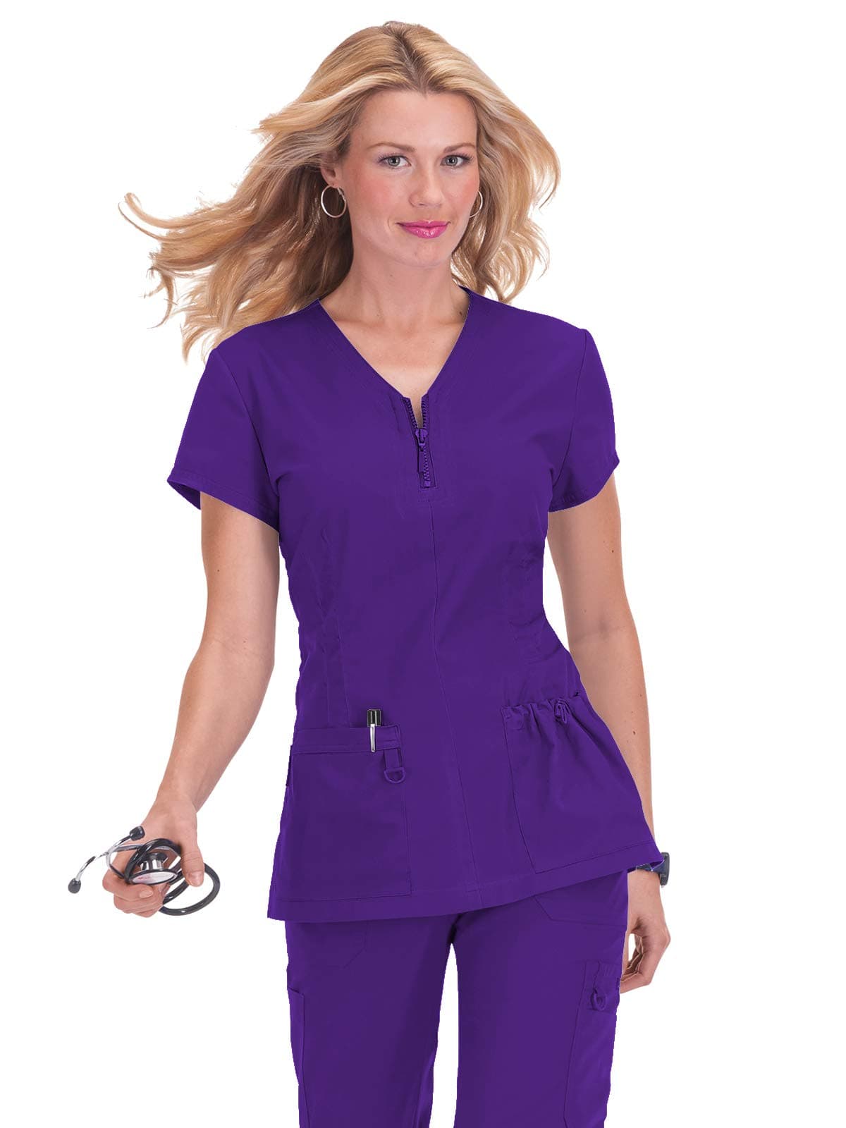 KOI Women's Stretch Mackenzie Scrub Top