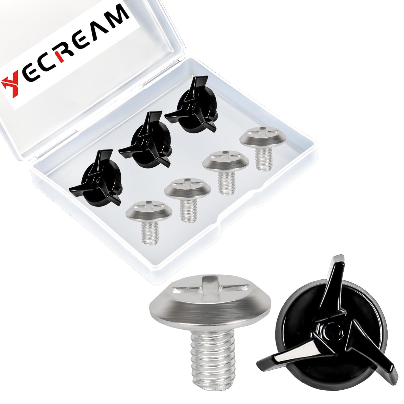 Helmet Visors Screws- Replacement Screw for Helmet Visor Helmet Hardware Kit with Dirt Bike & Motorcycle Helmet Bolts for Motorcross Helmets