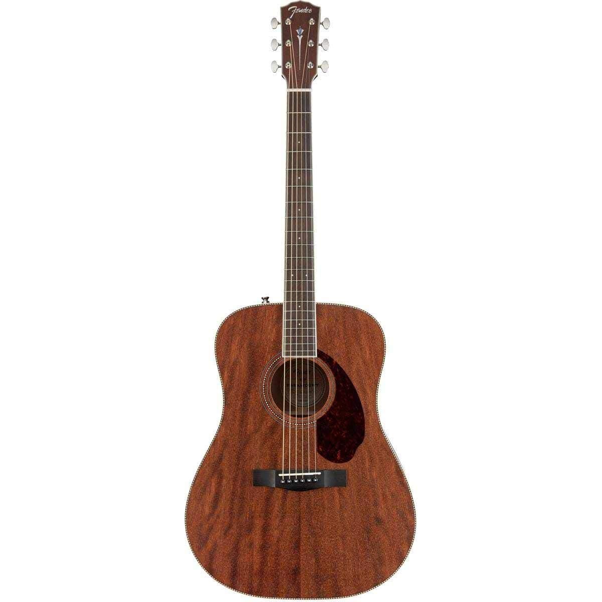 Fender Paramount PM-1 NE Standard Dreadnought Acoustic Guitar with Case - All Mahogany (970310322)