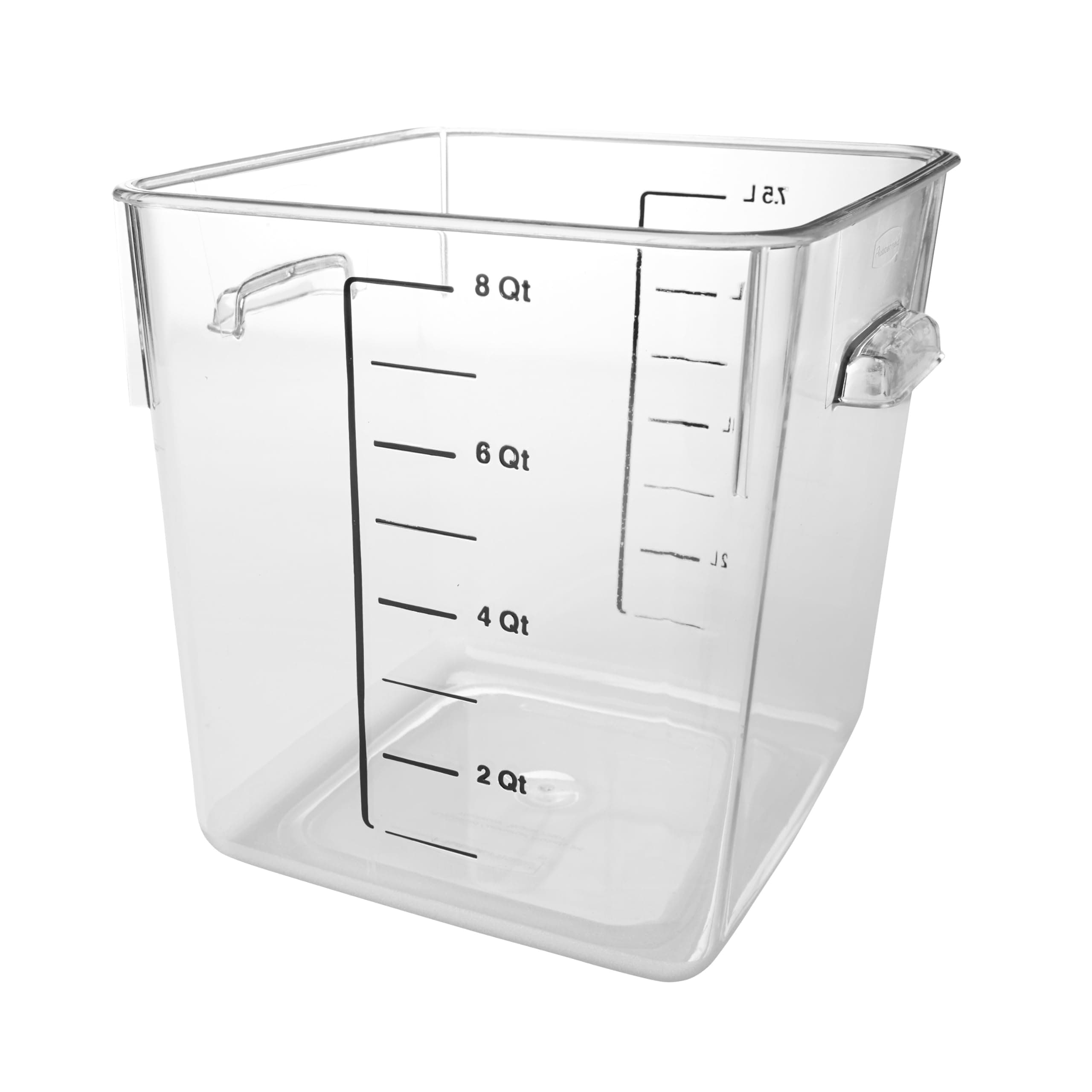 Commercial Space Saving Food Storage Container, 8 Quart, Clear (FG630800CLR)