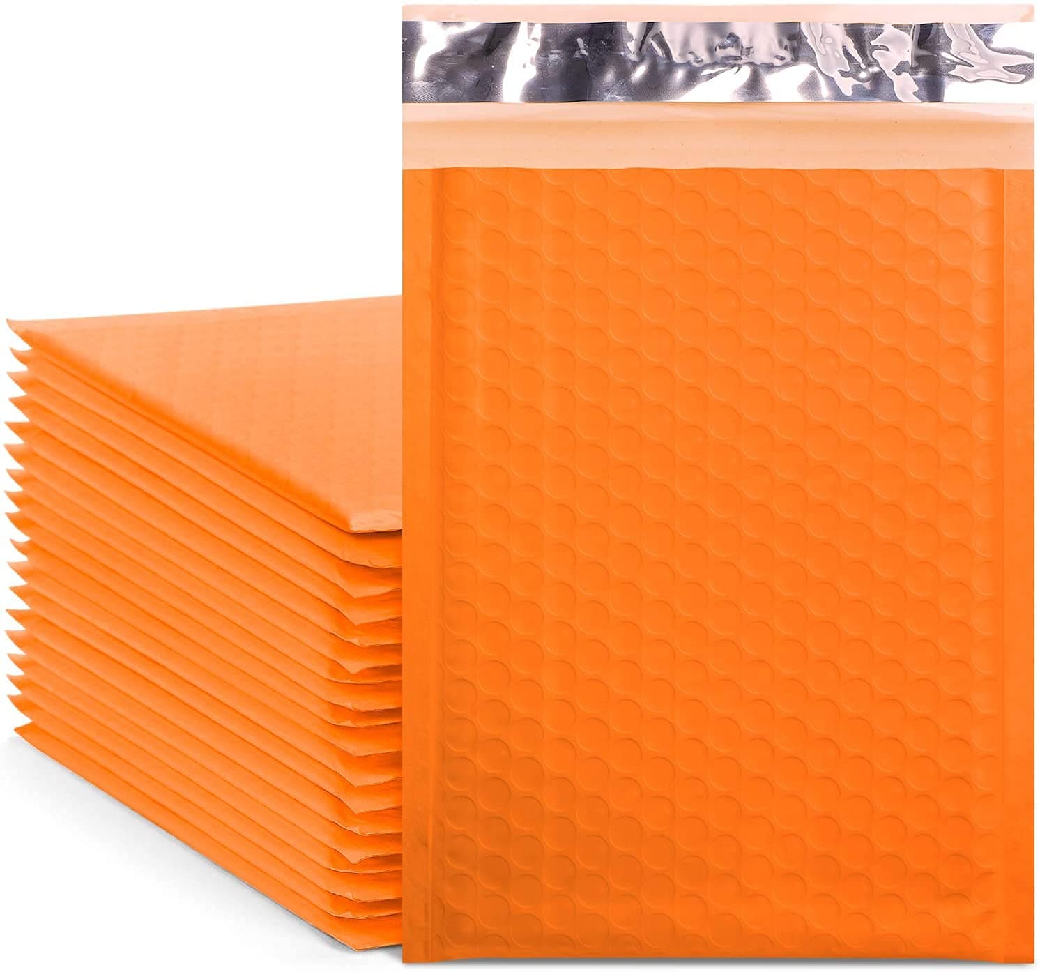 Dyforce 50 Pack Bubble Mailers A5 Size(6x9inch)-Postal Padded Envelopes Self Seal Poly Packaging Bags Waterproof Mailing Bags Samll Bubble Envelopes Postage Bubble Bags for Business Supplies/Shipping