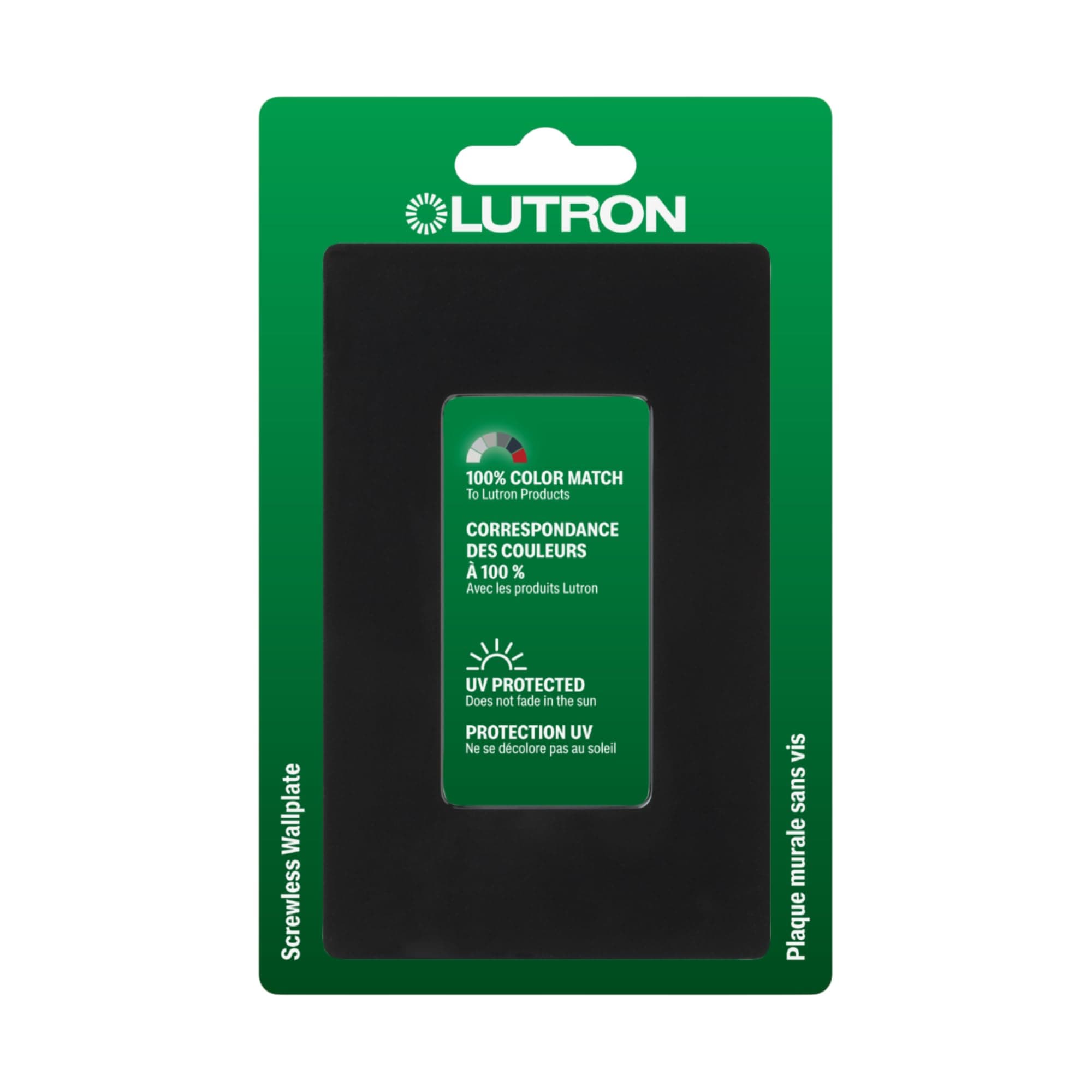 Claro Light Switch Cover Plate, 1 Gang Wallplate, for Decorator Light Switches, Rocker Light Switch Cover, Outlet Cover, Screwless Switch Plate Cover, Gloss, CW-1-BL, Black