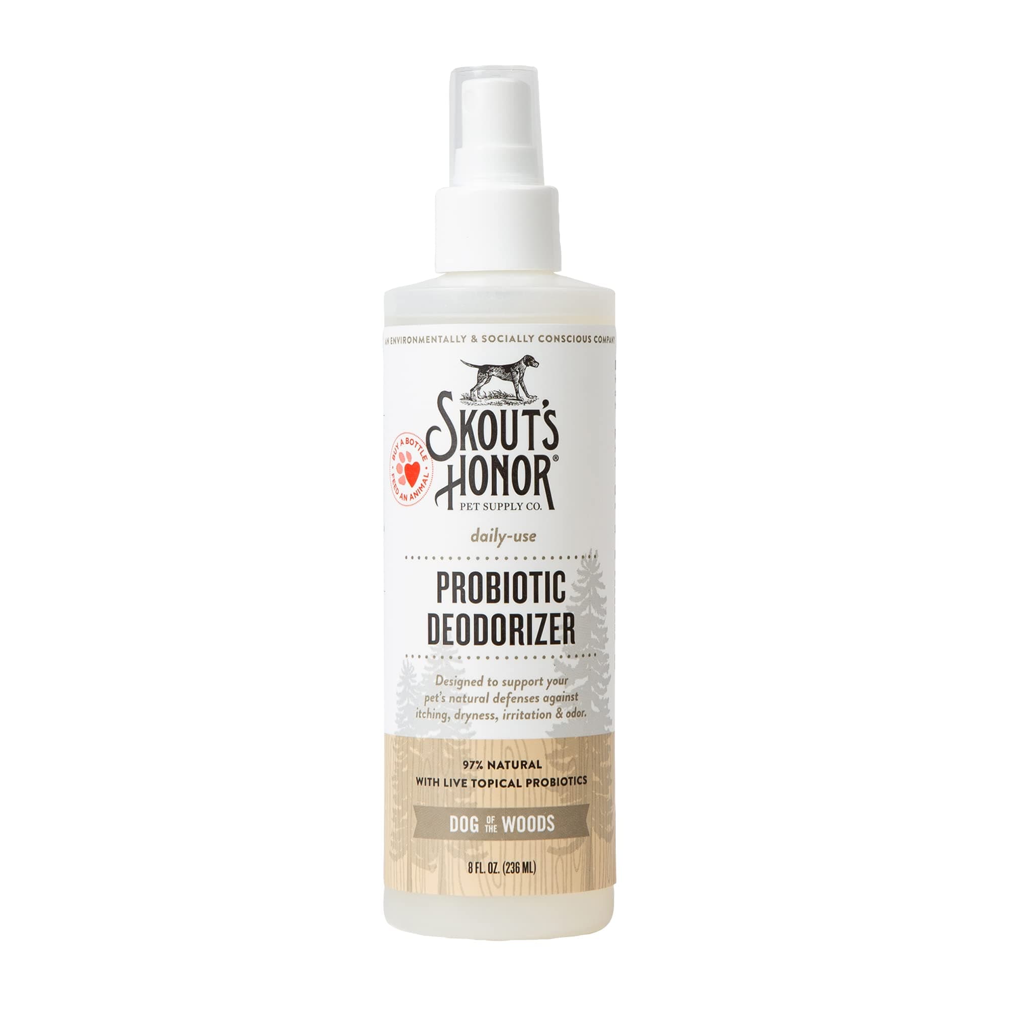 Skout's Honor Daily Use Deodorizer for Pets - Dwoods 236 ml