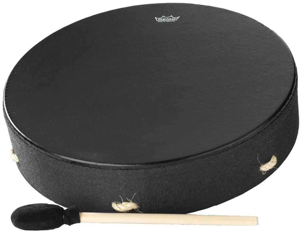 REMO World Percussion Buffalo E1-1316-BE 16" Drum Black Earth