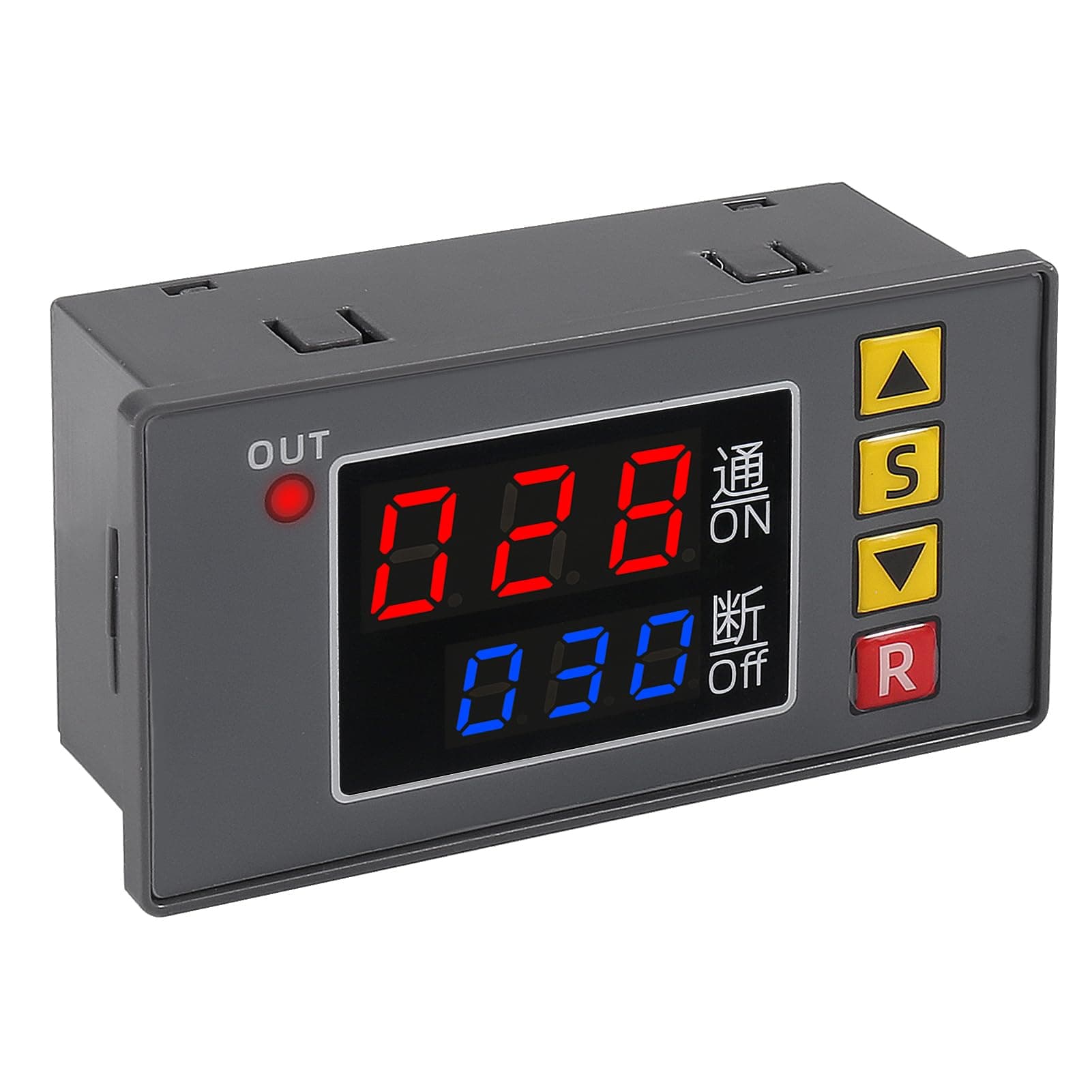 Automotive Digital Timer Relay Board DC 12V 20A 1500W Module with Dual Display, Timing Relay Switch ON-Off Control Support Cycle of Time Delay for Car Vehicle (DC 12V)