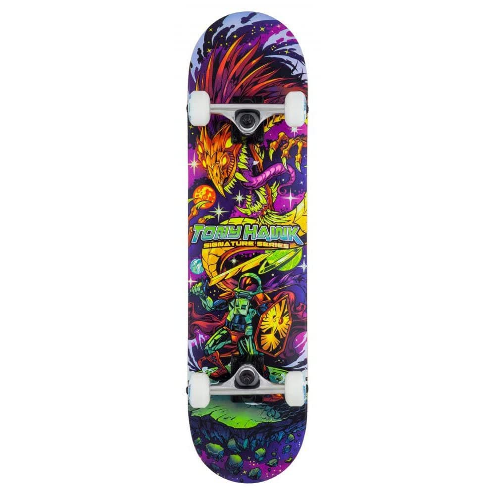 Tony Hawk SS 360 Series Complete Skateboard (Cosmic), Multi-coloured, 7.75 IN