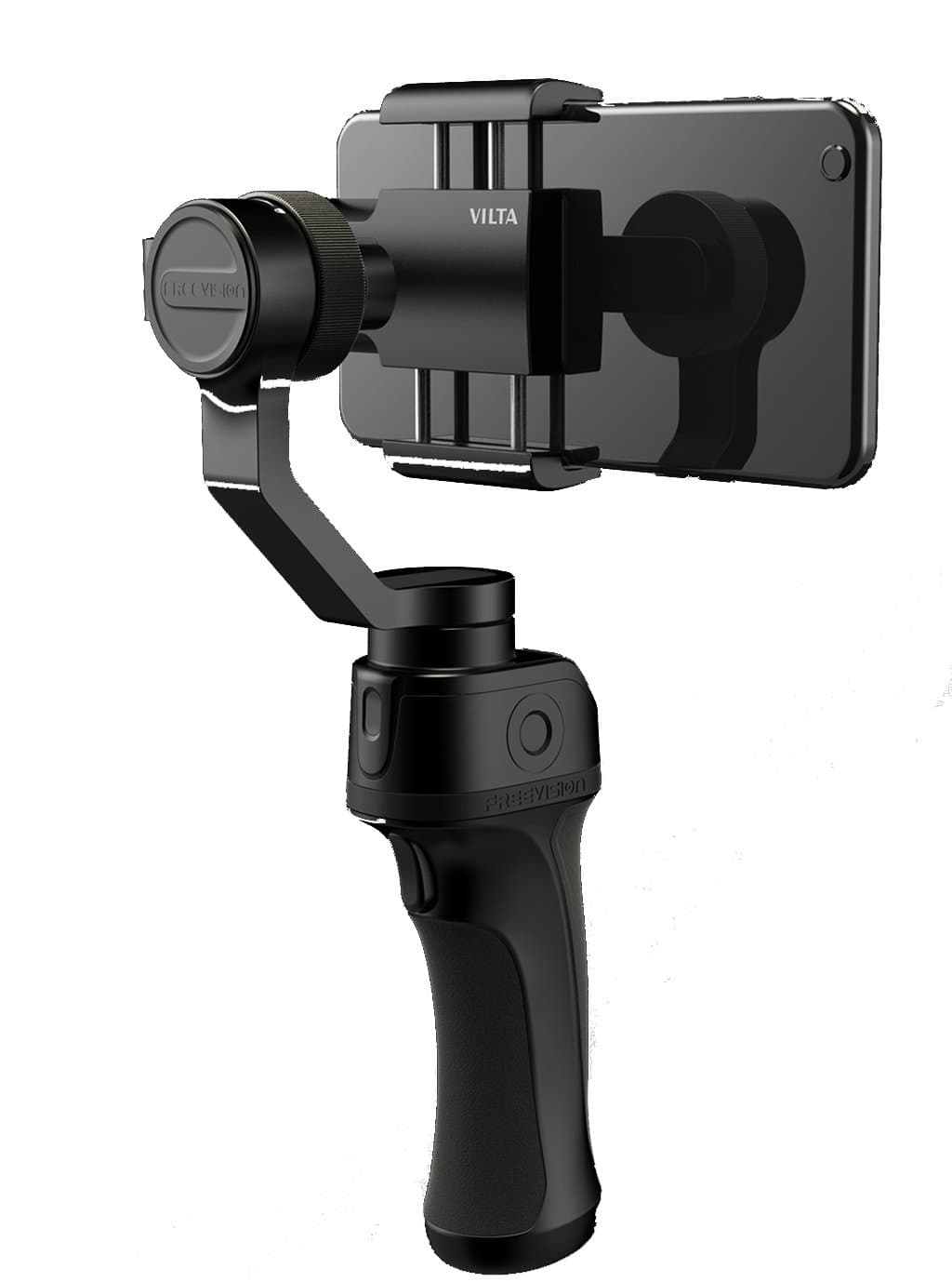 VILTA 3-Axis Handheld Stabilizer Gimbal for Phones & Actions Cameras, Black (VILTA-M)