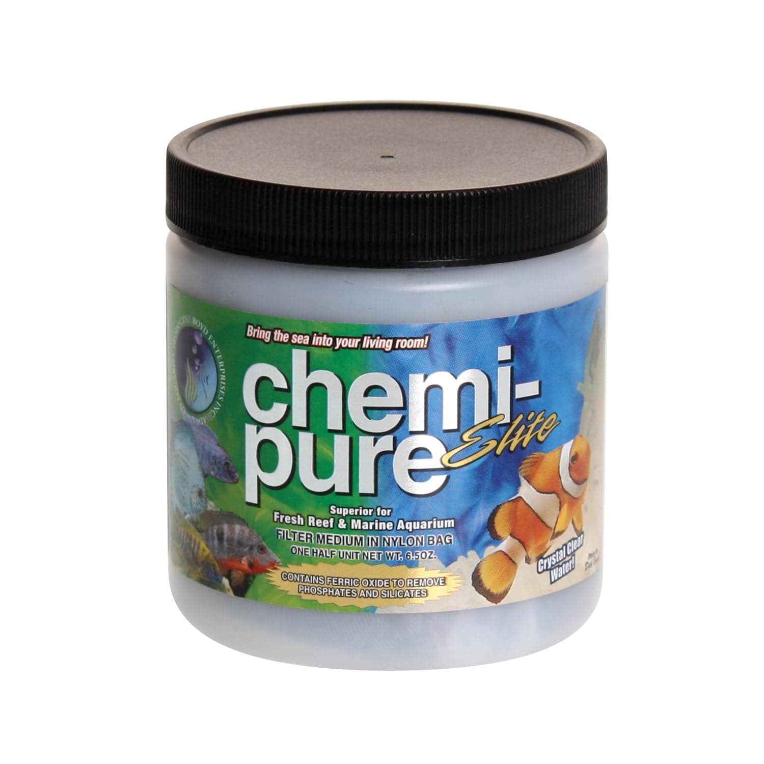 CHEMIPURE Fish Food, 6.5 oz, Elite