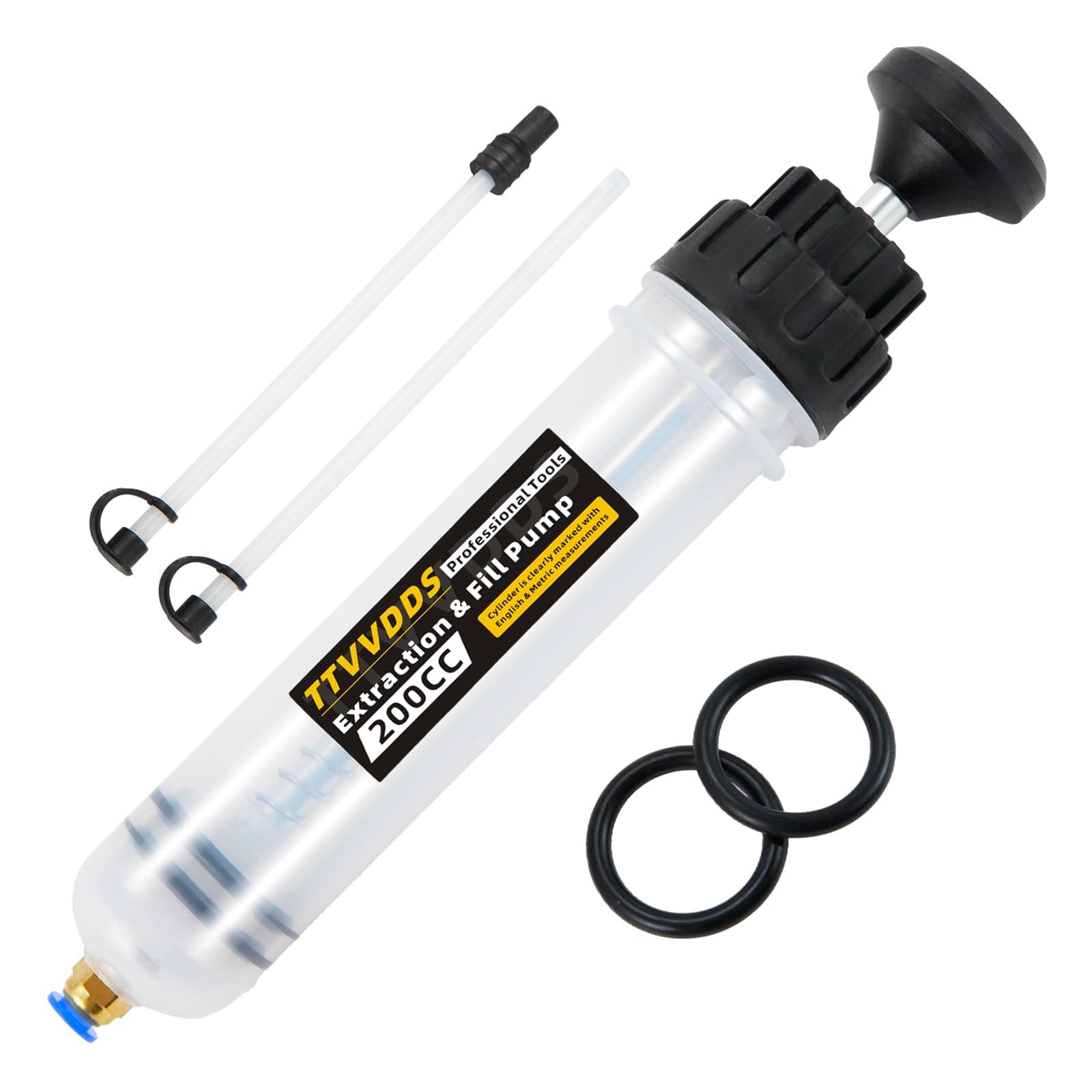 Automotive Fluid Extractor Pump, Professional Extraction&Fill Pump, Fluid Syringe Pump Manual Suction Vacuum Fuel Car Transfer