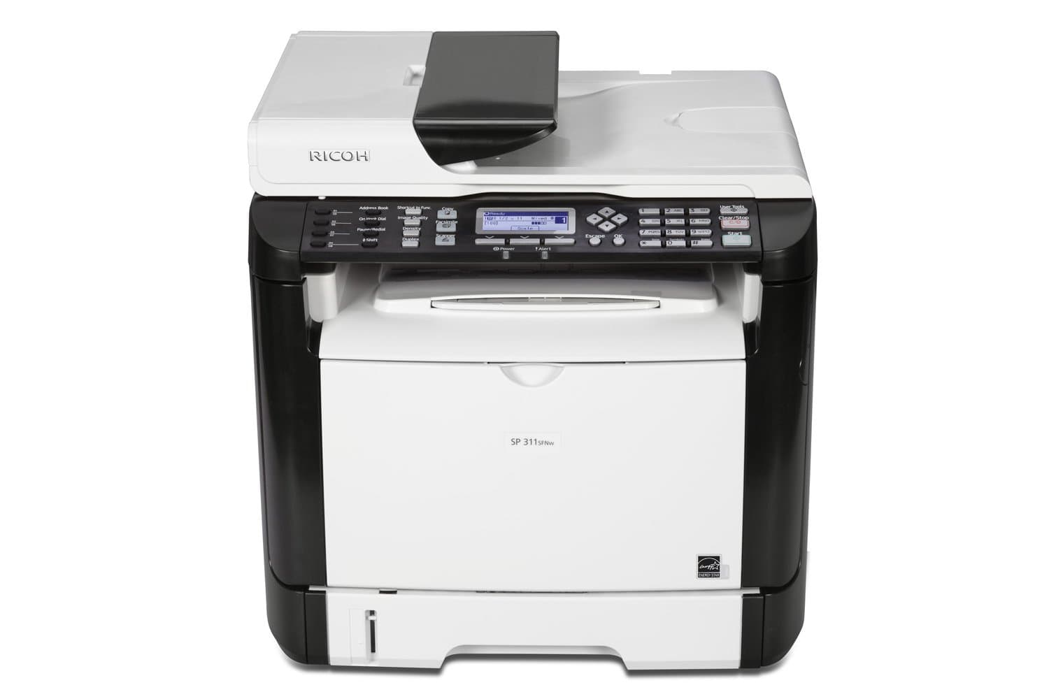 Ricoh 407240 Aficio SP 311SFNw Wireless Monochrome Multifunction Printer with AIO Cartridge Technology