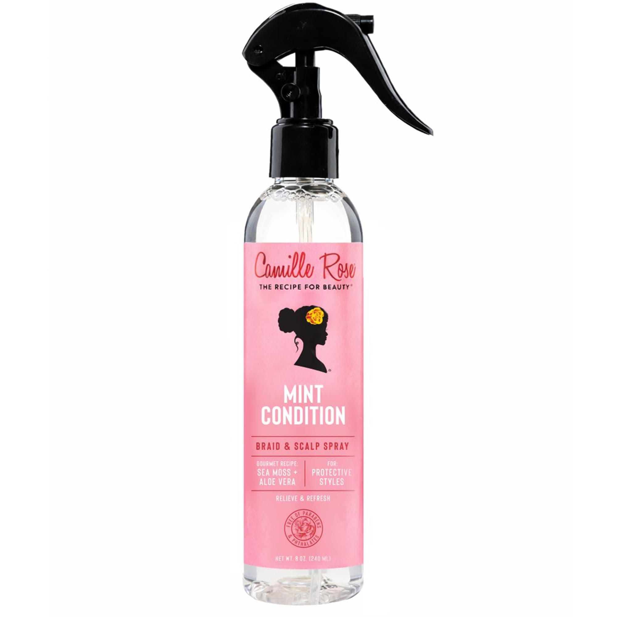 Braid & Scalp Spray, Mint Condition – Sea Moss & Aloe Vera Braiding Spray, Dry, Itchy Scalp Care, 8 Oz