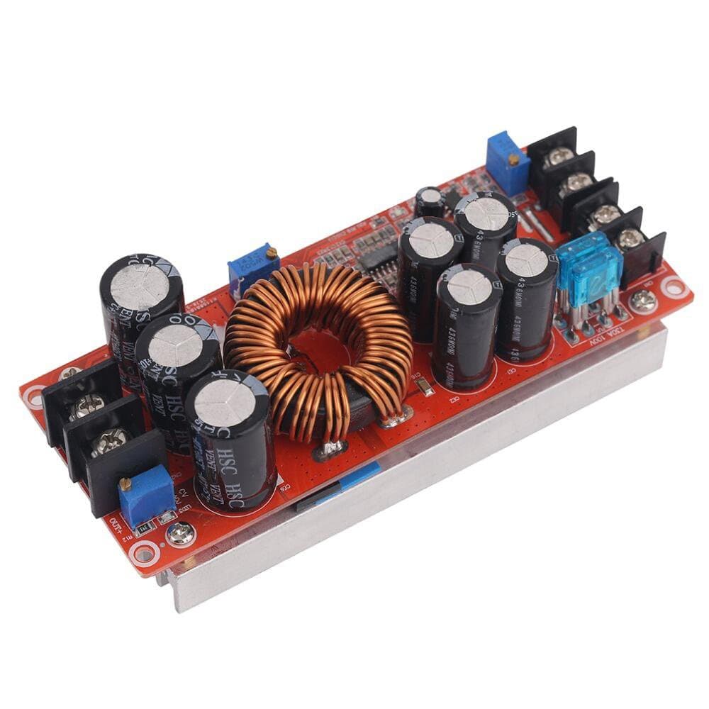 1200W 20A DC Converter Boost Car Step-up Power Supply Module Adjustable Voltage Converter 8-60V to 12-83V