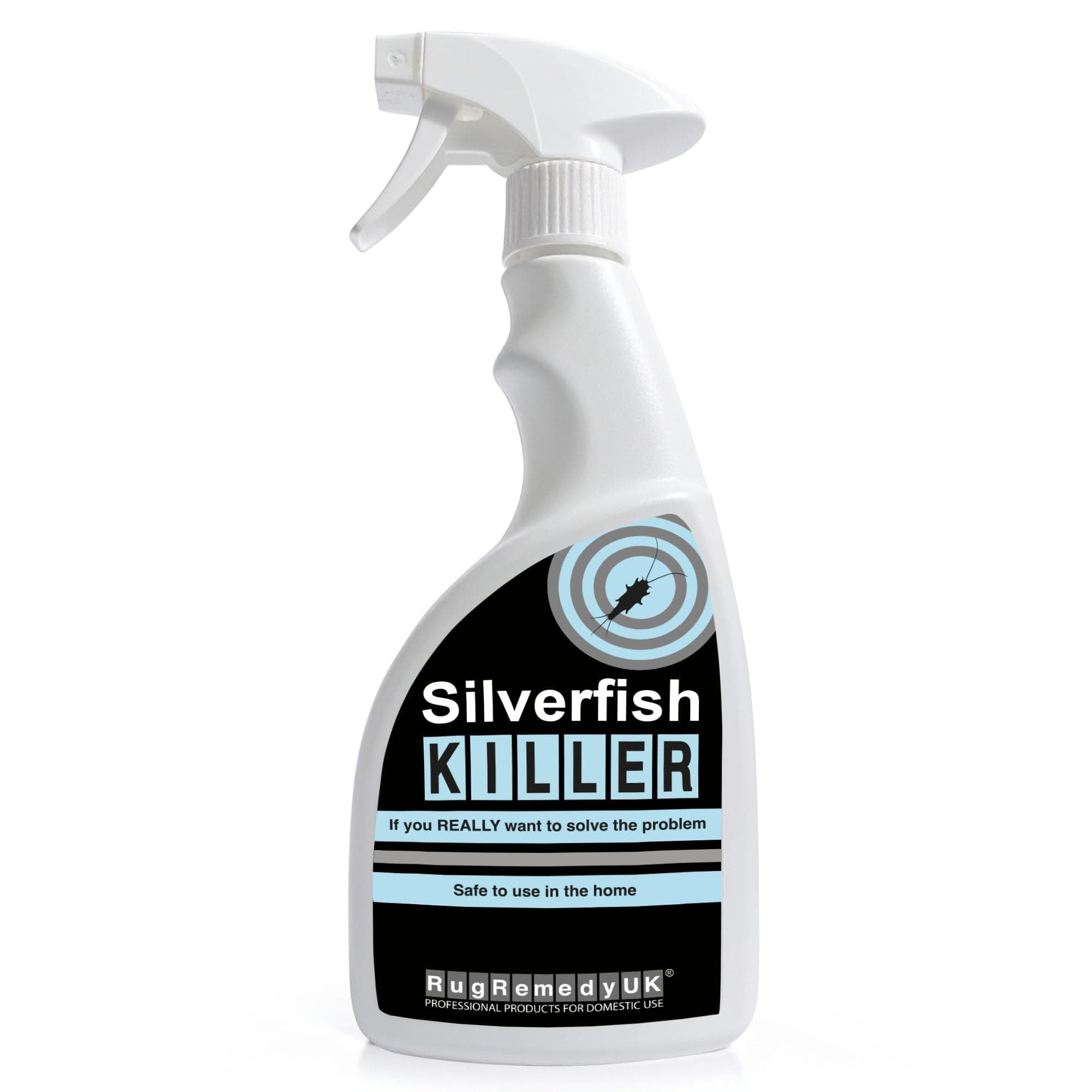 Silverfish Killer Spray 500ml - Instant, long lasting, non staining, odourless Silverfish treatment and killer for the home. Up to 3 months protection.