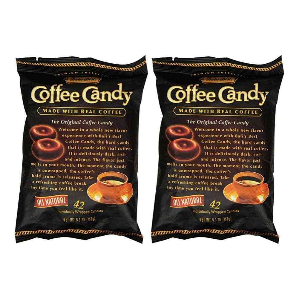 Bali's Best Coffee Candy Individually Wrapped (42 Pcs) (Pack of 2)