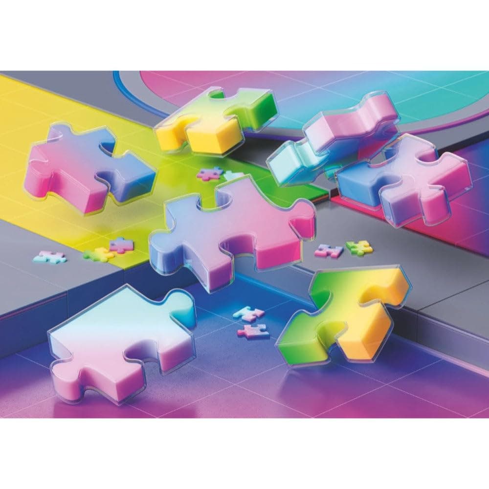 Ravensburger Gradient Cascade Puzzle – 1000 Piece Challenge | Unique Softclick Technology | Artistic Design by Karen Kavett and Wes Cockx | Engaging Activity for Adults