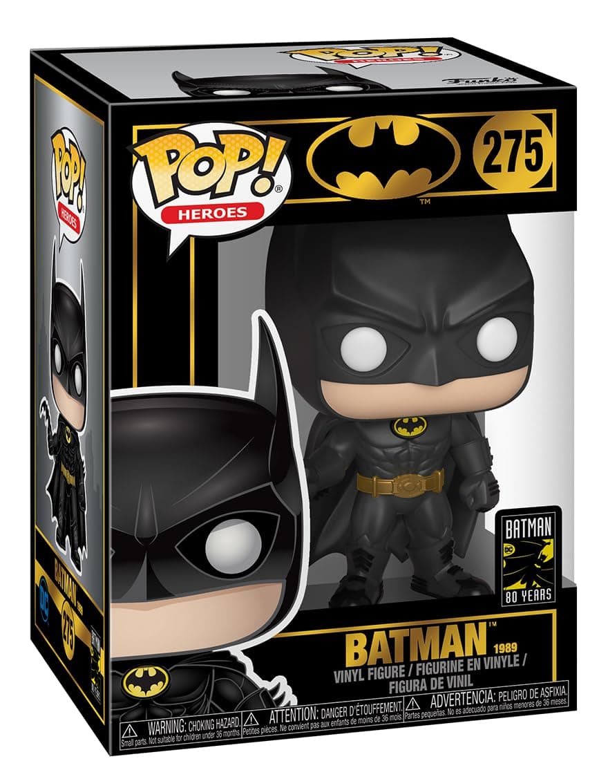 Funko POP! Heroes: Batman 80th - Batman - (1989) - DC Comics - Collectable Vinyl Figure - Gift Idea - Official Merchandise - Toys for Kids & Adults - Comic Books Fans - Model Figure for Collectors