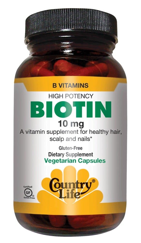 Country Life High Potency Biotin 10 mg, 60 Count