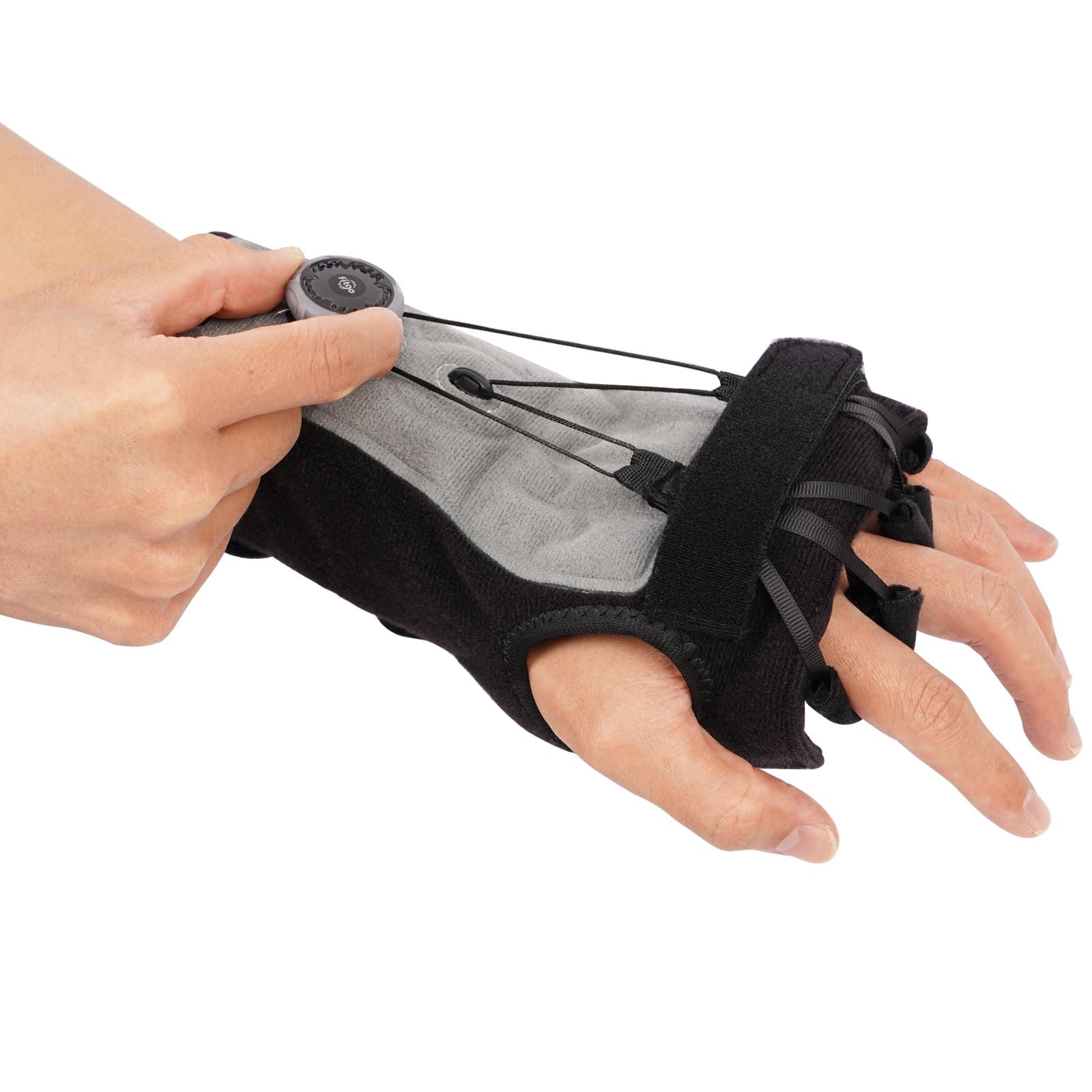 Radial Nerve Palsy Splint with Knob, Adjustable Dynamic Wrist Drop Brace for Finger Extension, Saturday Night Palsy, Crutch Palsy, MCP Arthroplasty, and Stroke Recovery (Right, S/M)