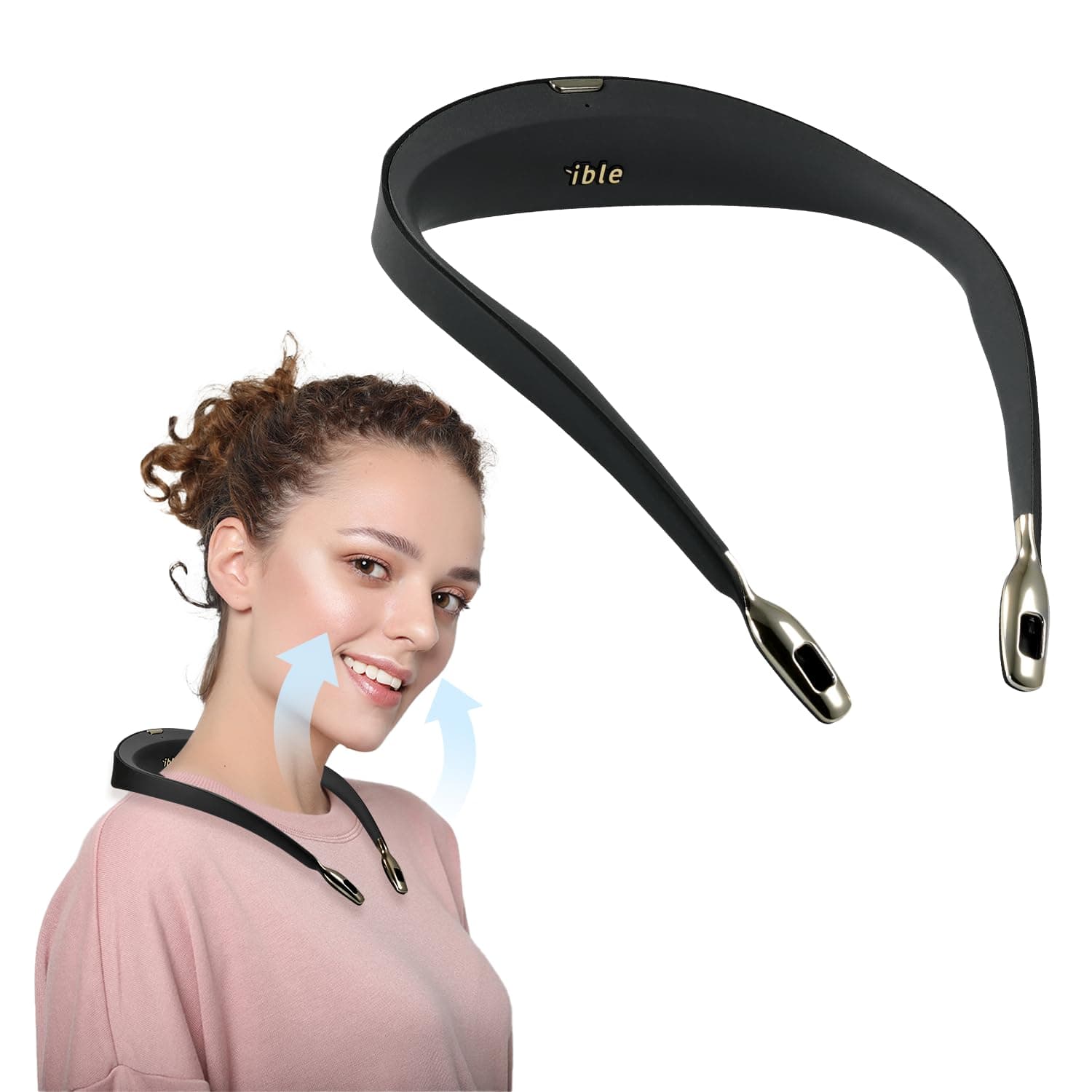 Wearable Personal Ionic Air Purifier Necklace| Wildfire smoke| 99% Removal rate verified by 3-party lab| Small, portable| USB recharge- 32hrs|Airvida L1| Everyday& travel| Neck size 13.5 in.