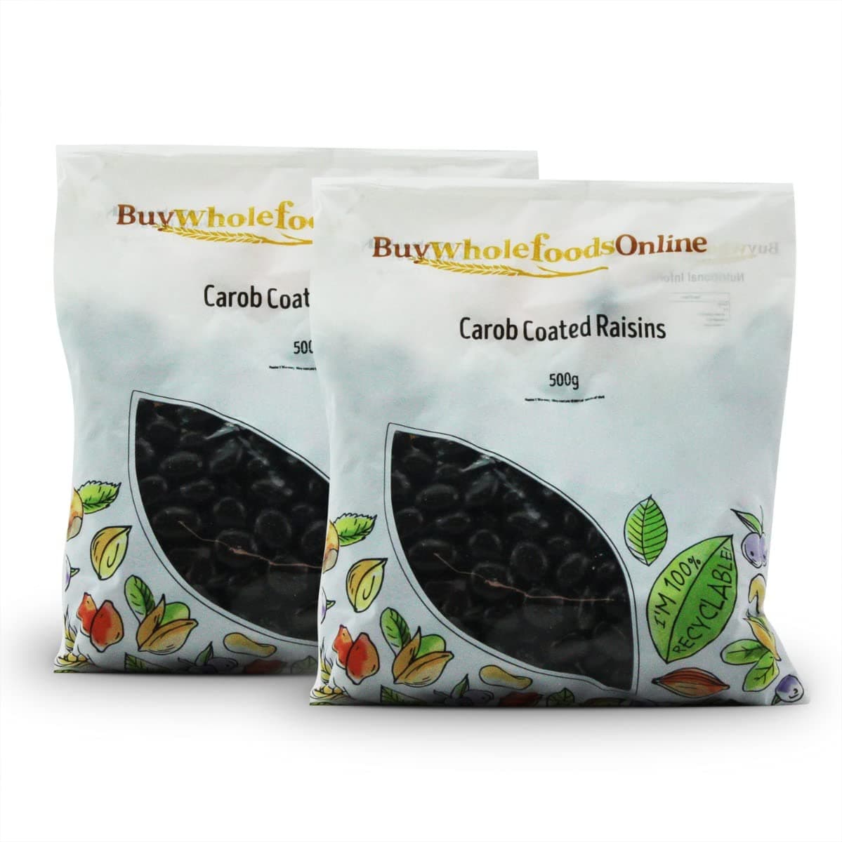 Carob Coated Raisins 1kg (BWFO)