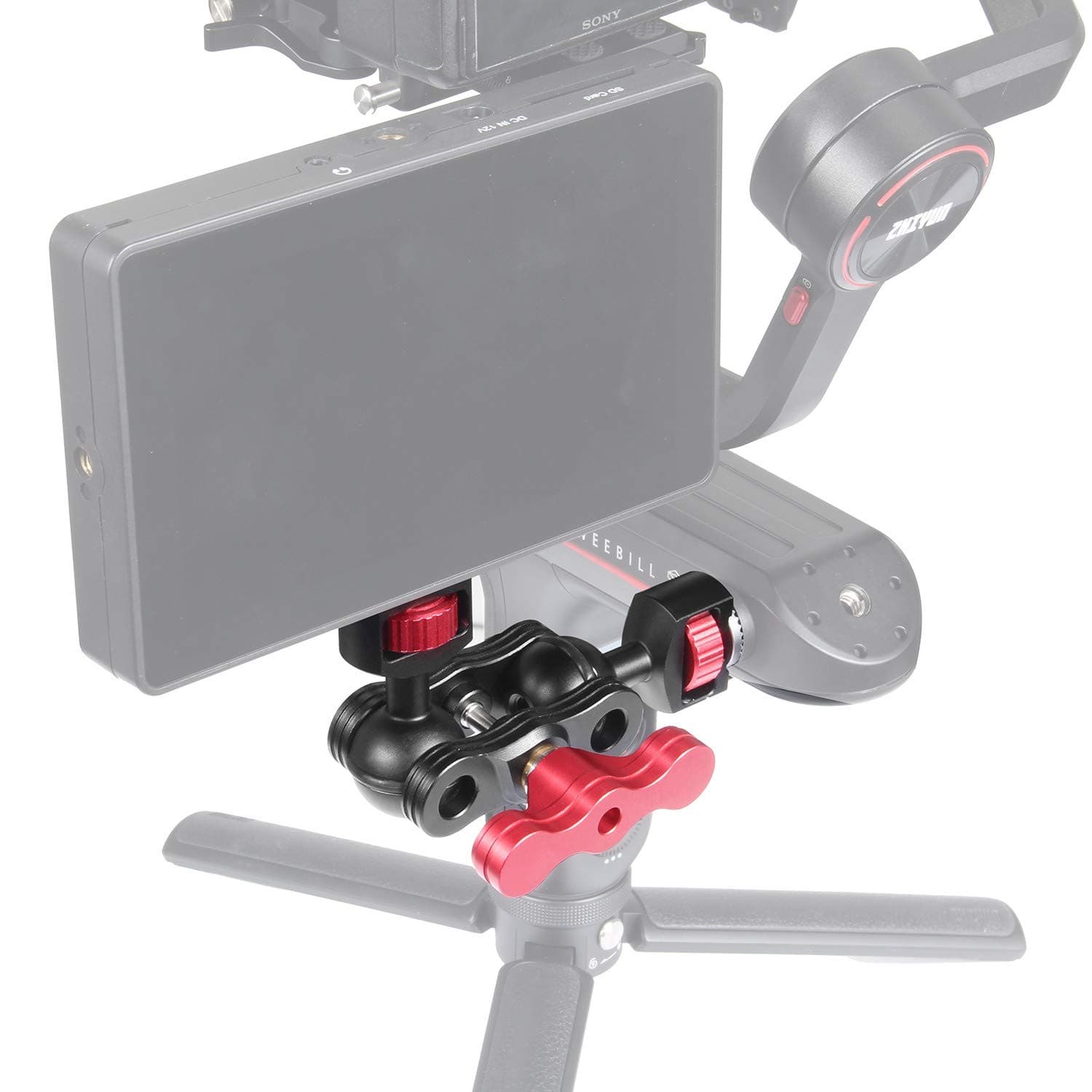 Eachrig Magic Arm with 1/4-20 and Rosette Mount for Weebill S/Weebill Lab/Crane 3/Crane 3S/Crane 2S Camera cage Camera Monitors Viewfinders Accessories