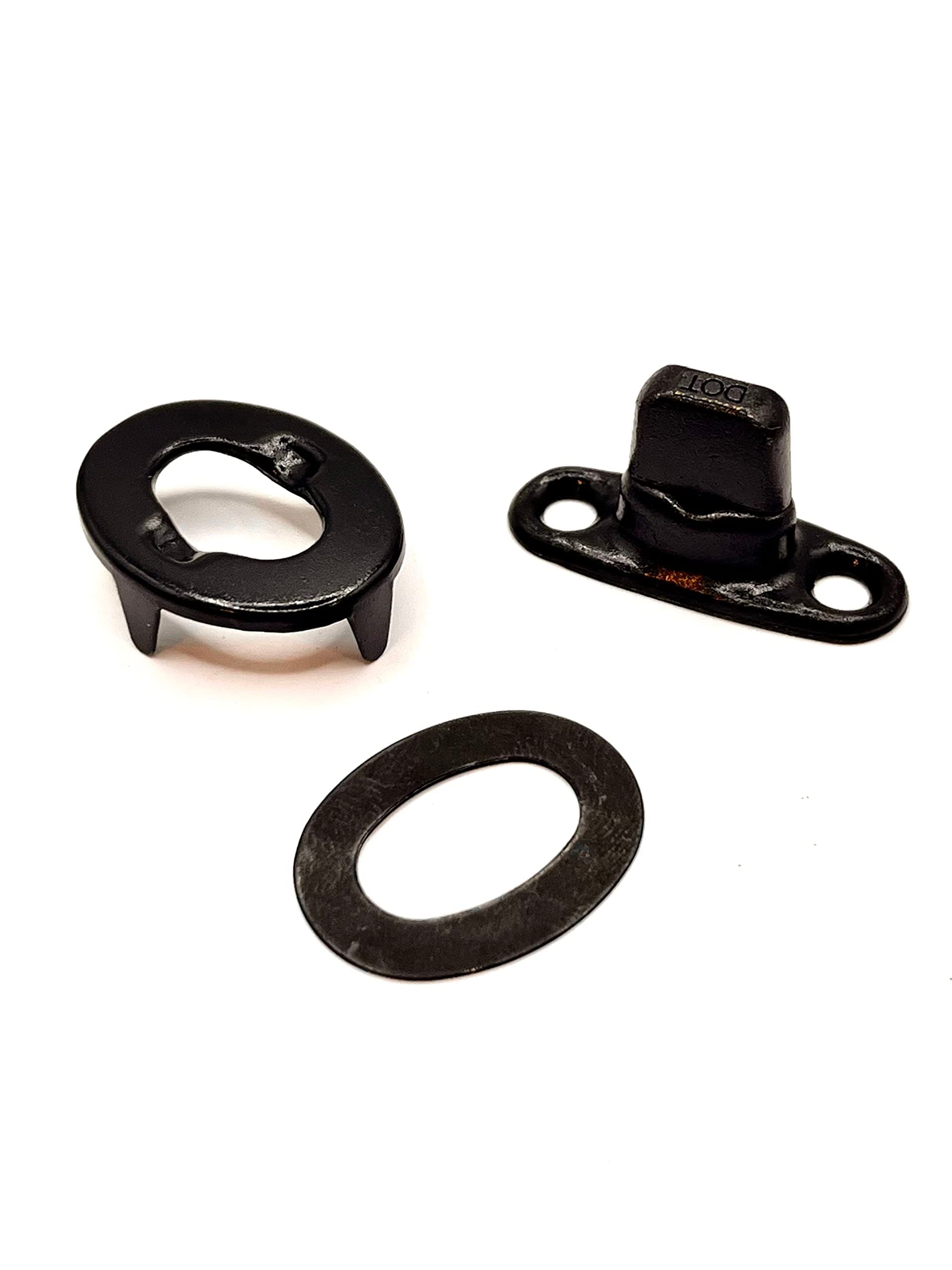 Common Sense Fasteners, Turn Button Set, Black Oxide Finish (Government Black) Mounting Screws Included 10 Piece Set - Shipped from The USA!